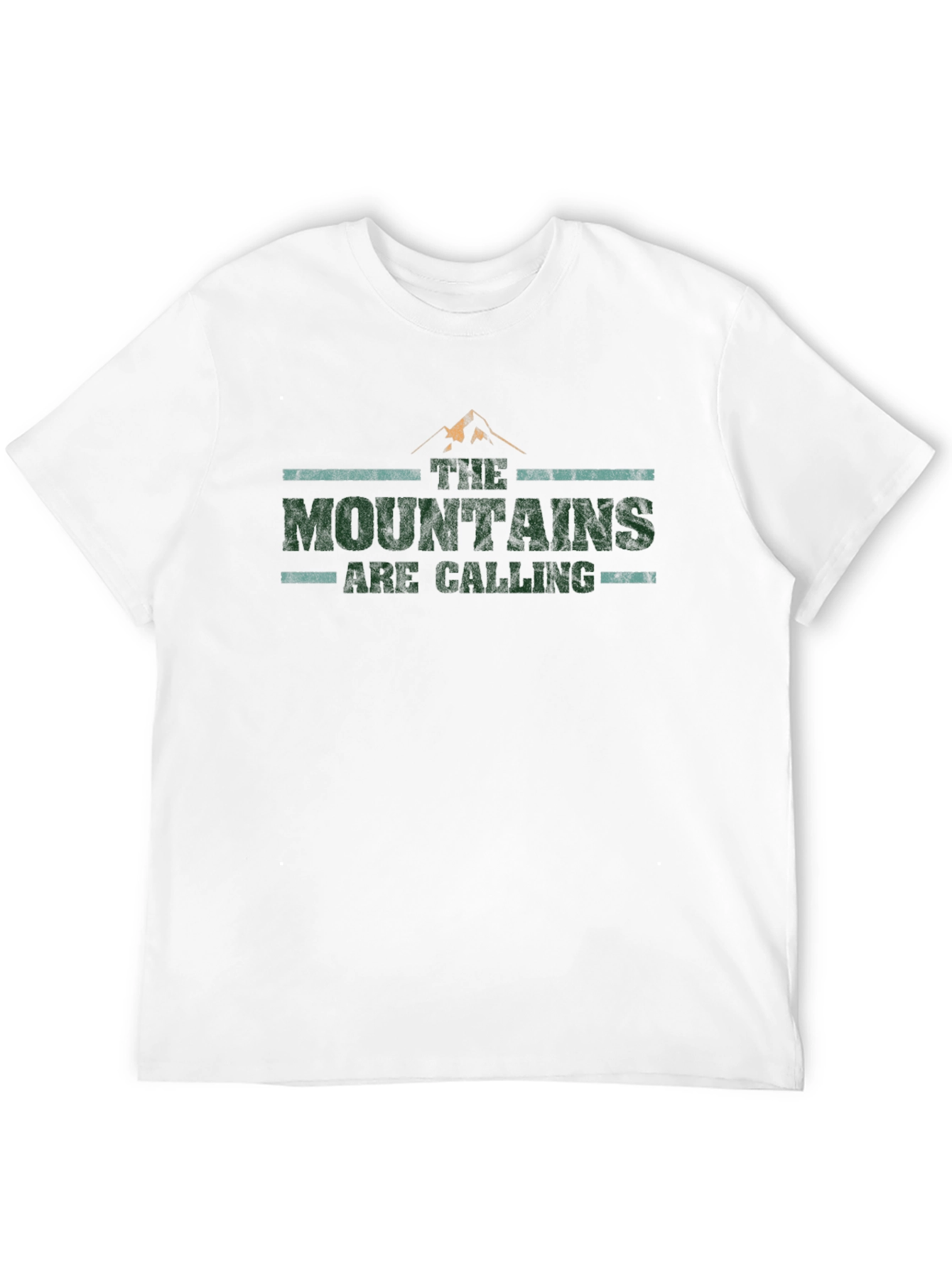 Mountains Are Calling Black Graphic Tee