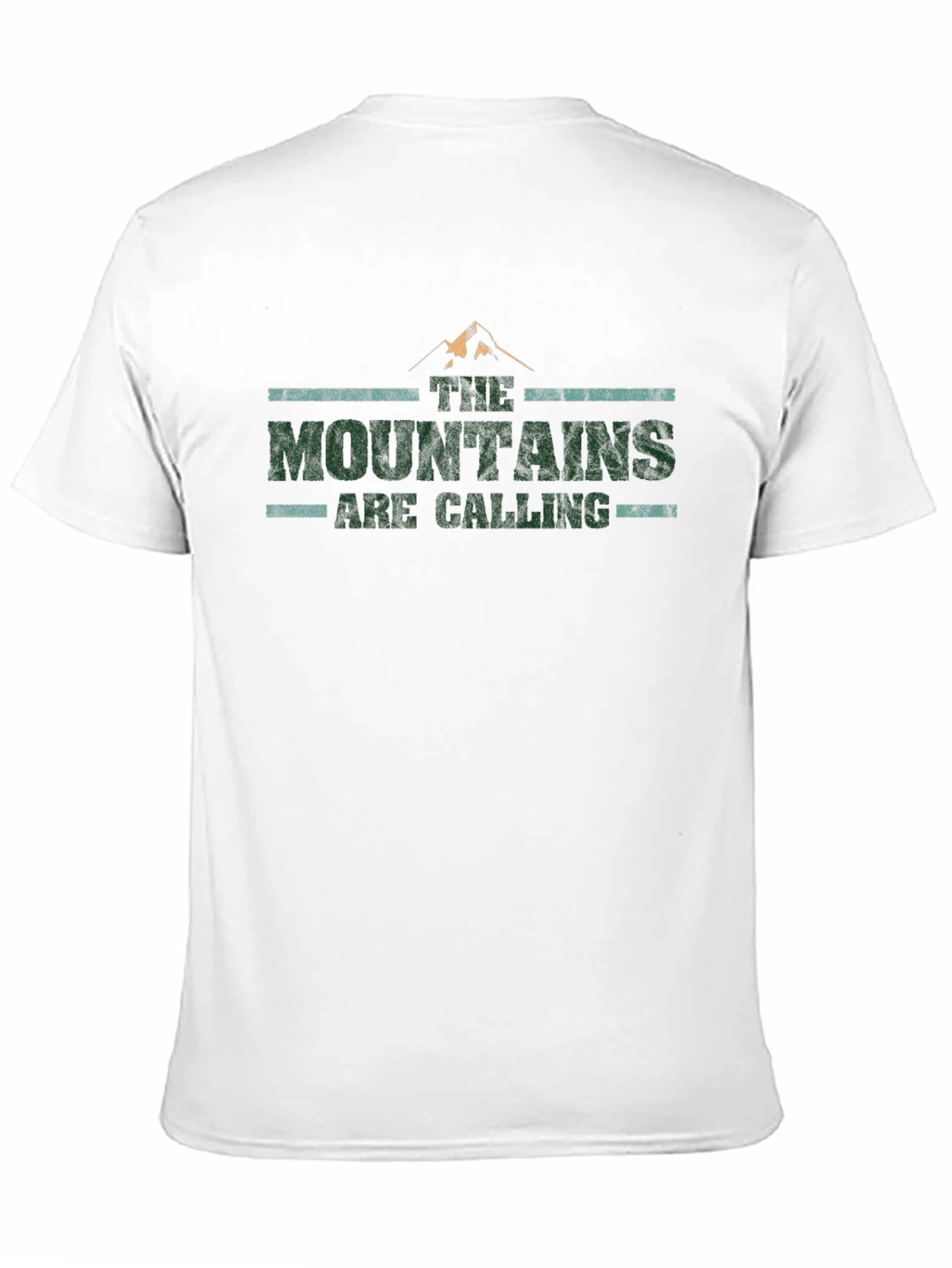 Mountains Are Calling Black Graphic Tee