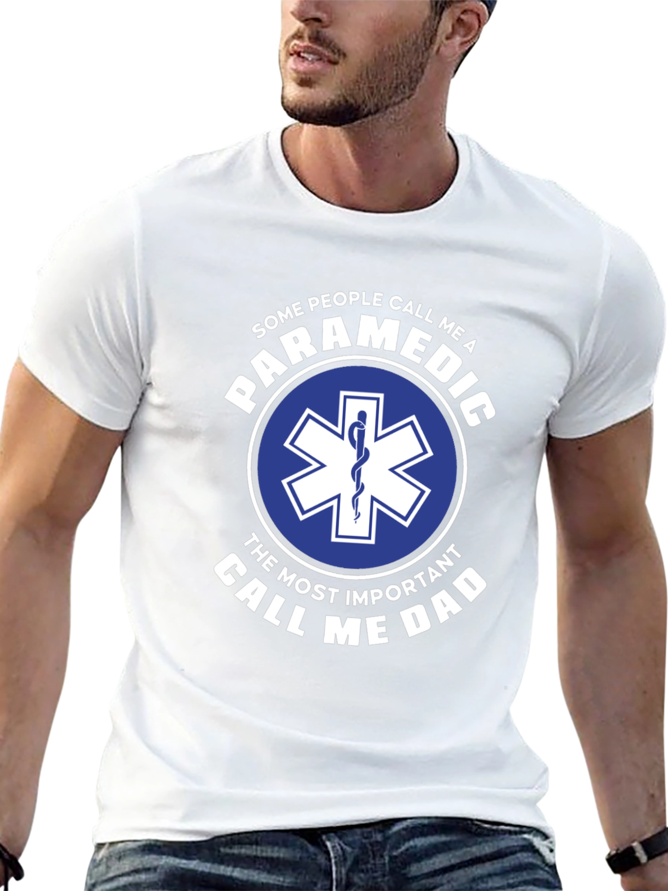 Paramedic Dad T-Shirt - Gift for First Responders