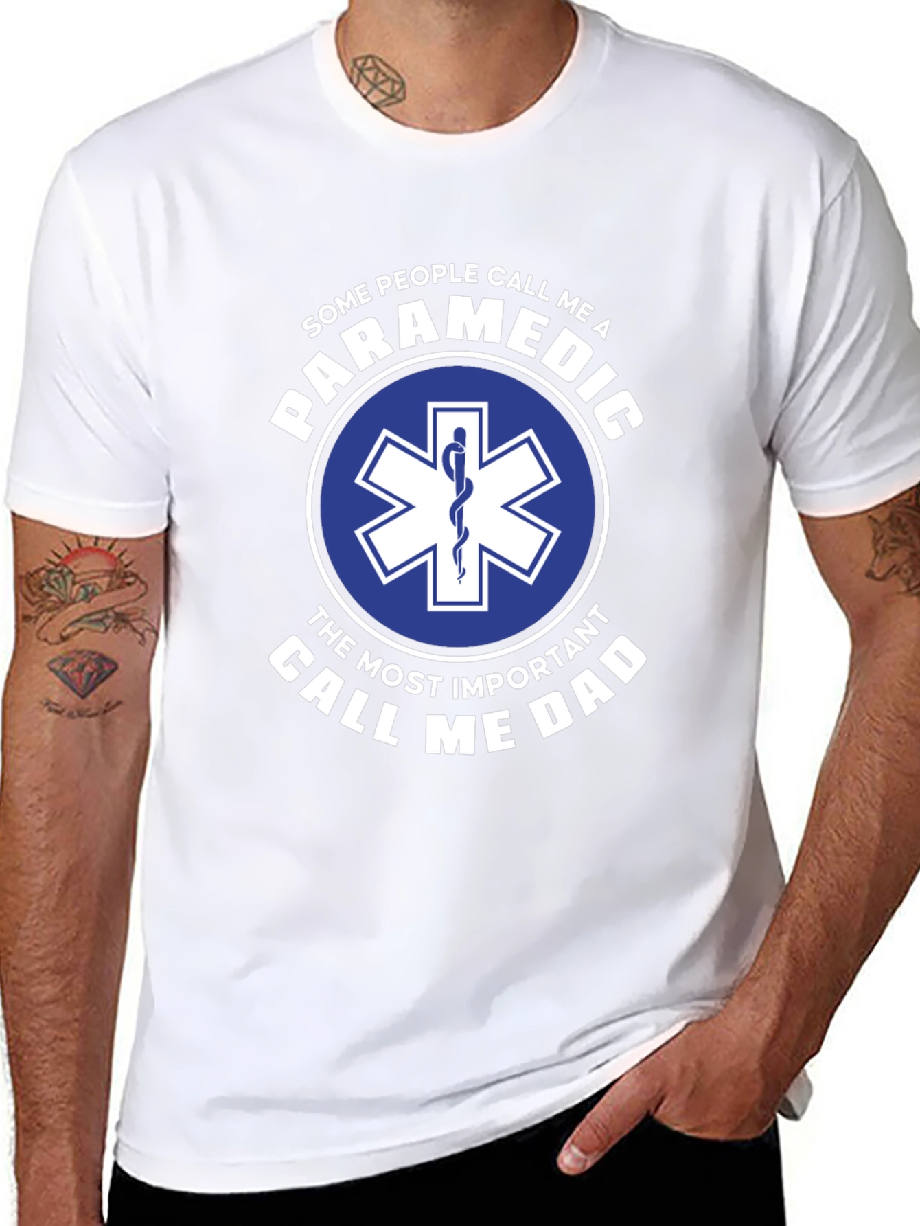 Paramedic Dad T-Shirt - Gift for First Responders