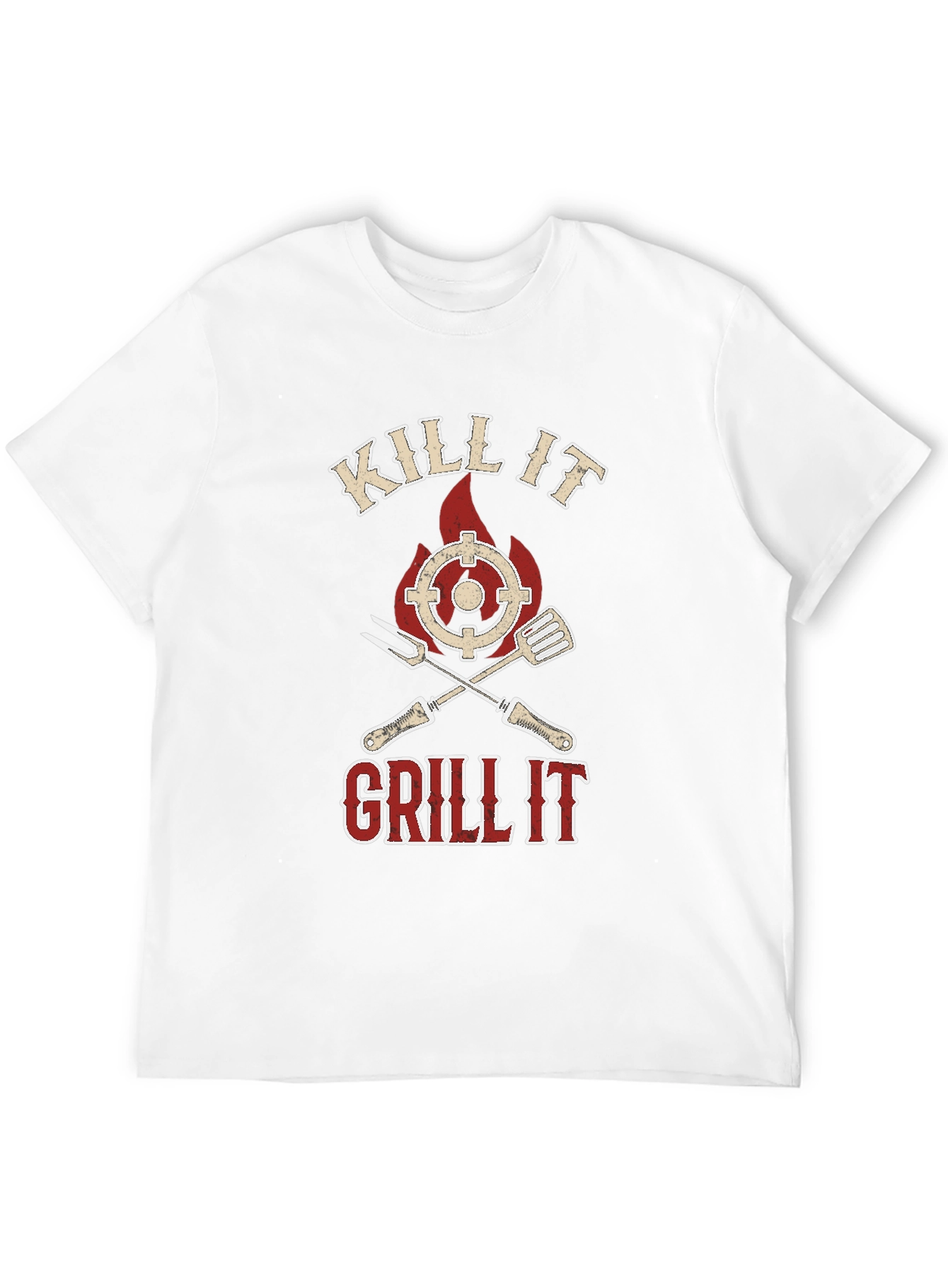 Kill It Grill It T-Shirt BBQ Summer Fun