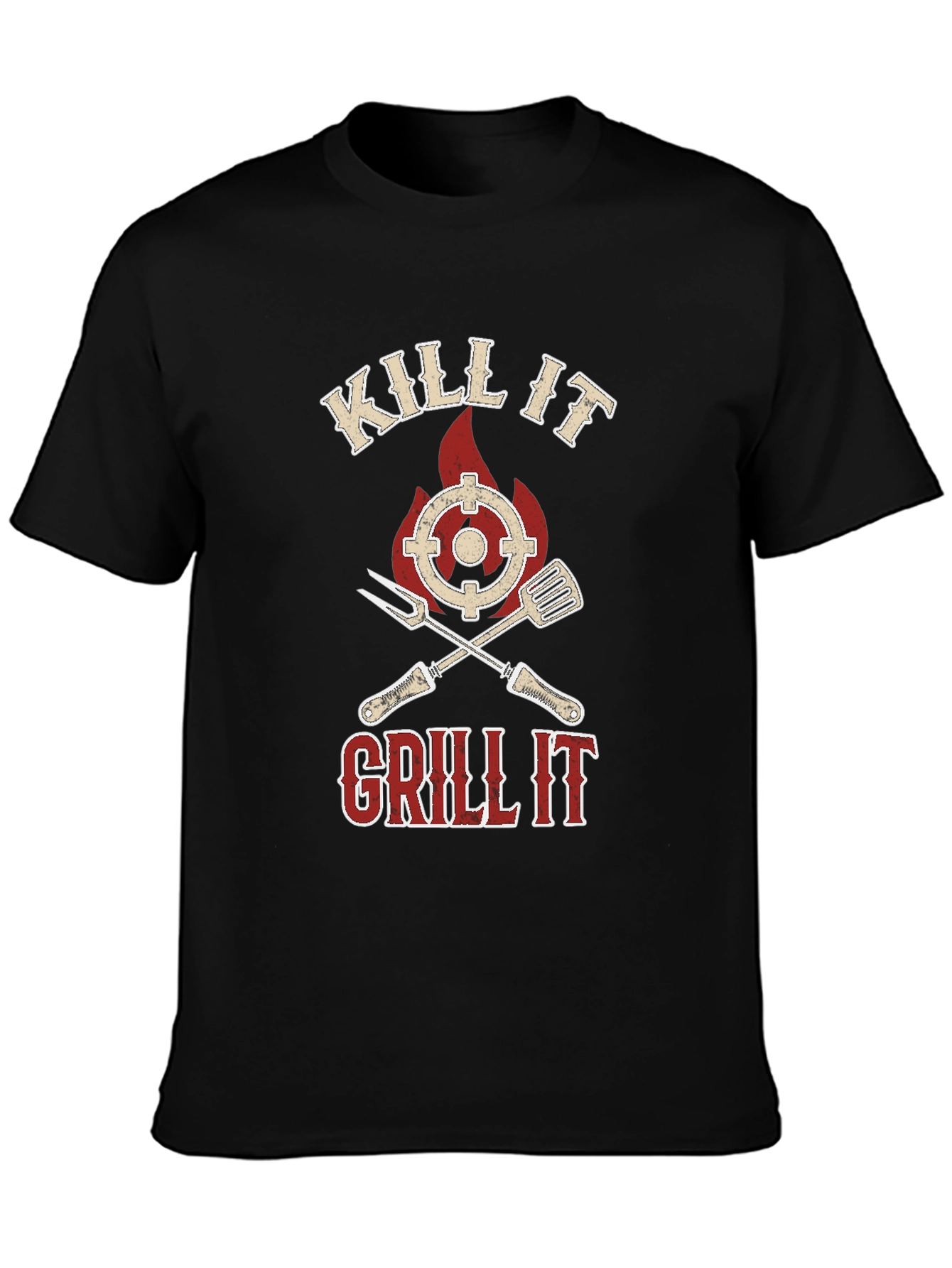 Kill It Grill It T-Shirt BBQ Summer Fun