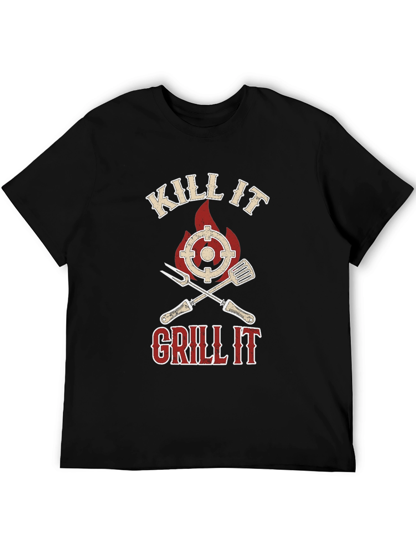 Kill It Grill It T-Shirt BBQ Summer Fun