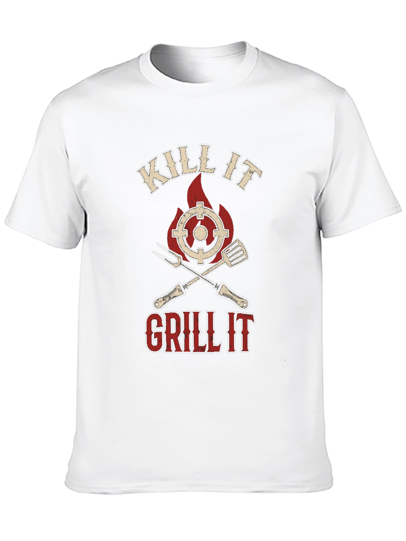 Kill It Grill It T-Shirt BBQ Summer Fun