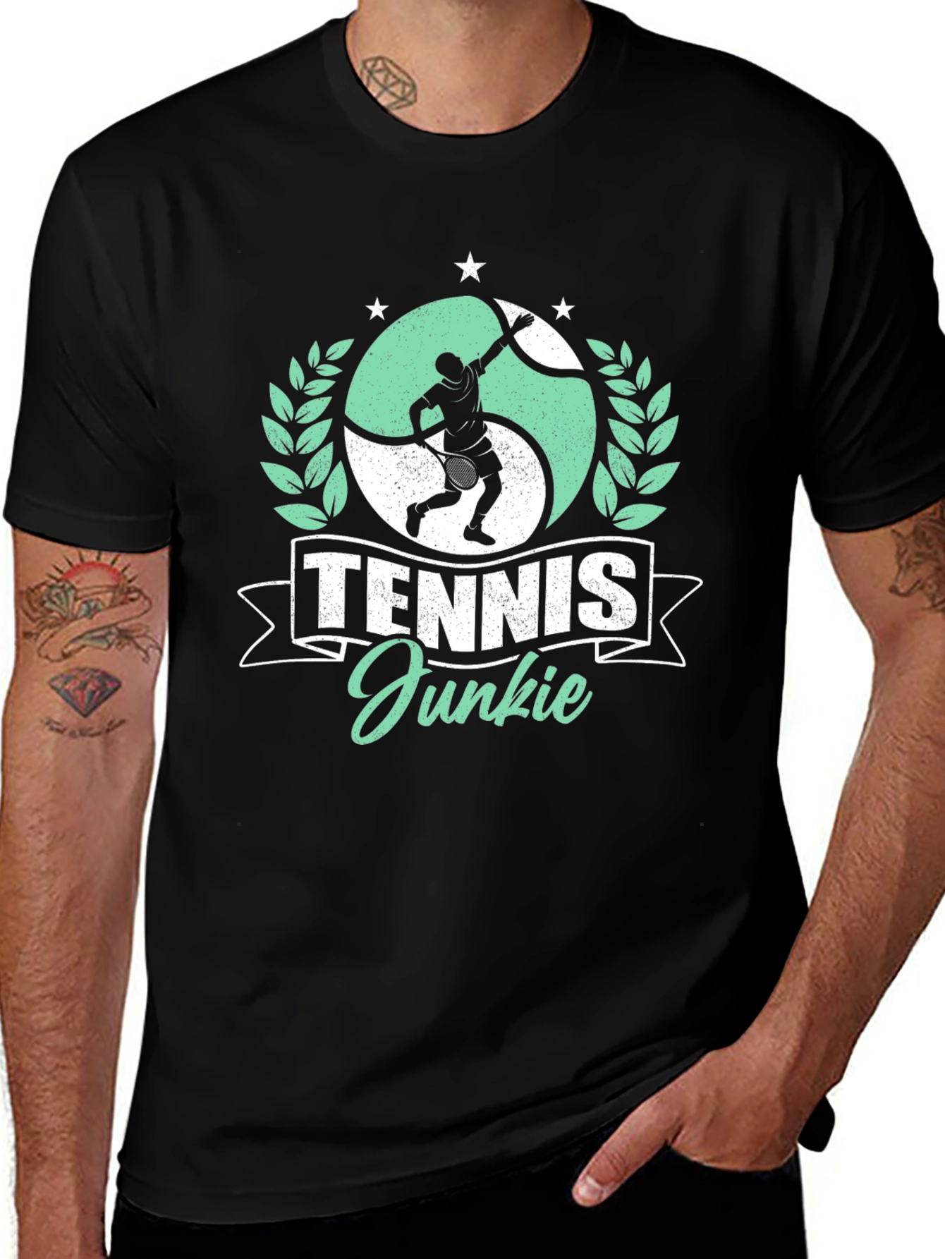Tennis Junkie Graphic Tee