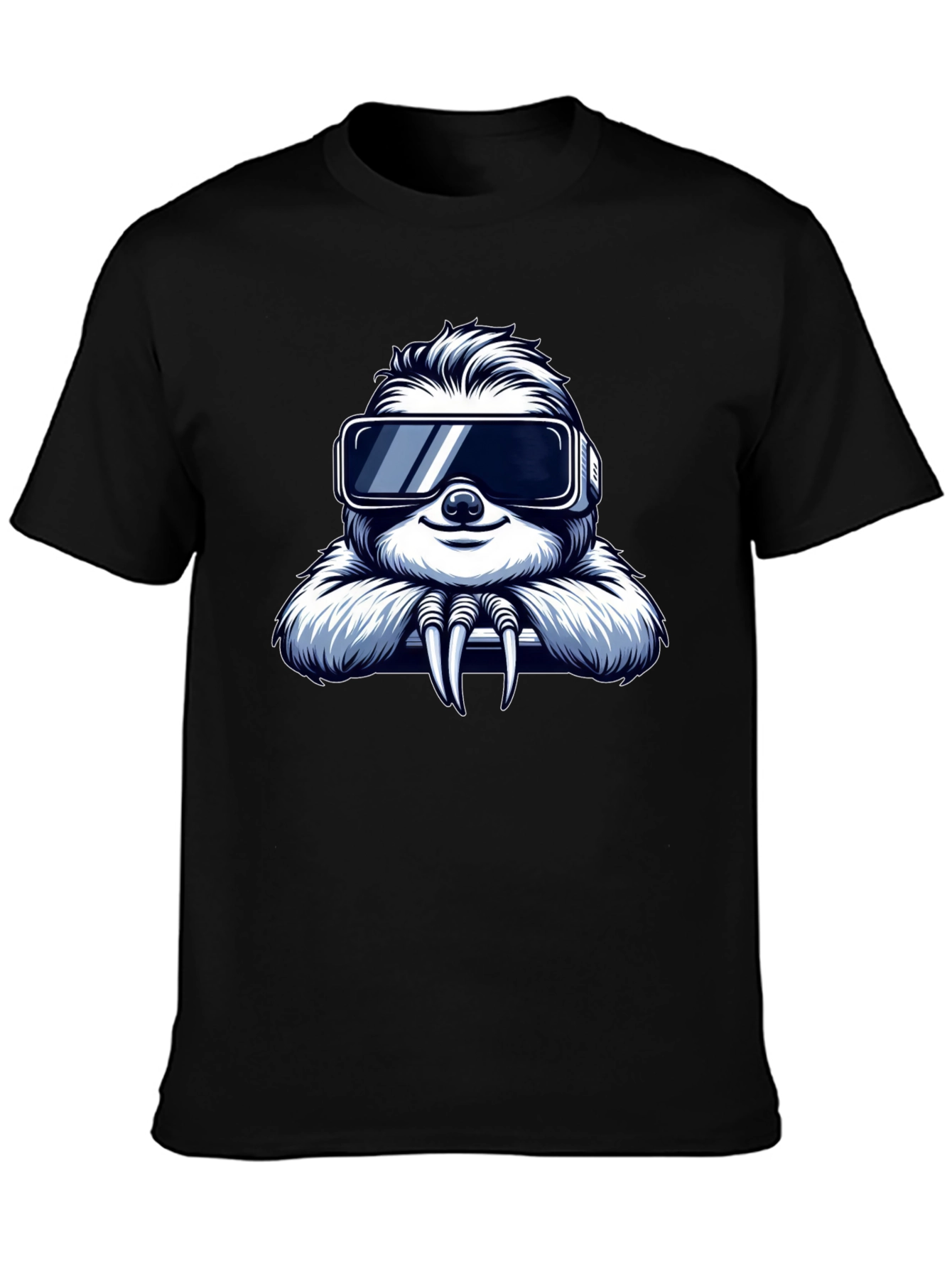 VR Sloth Graphic Tee - Cool Gamer Shirt