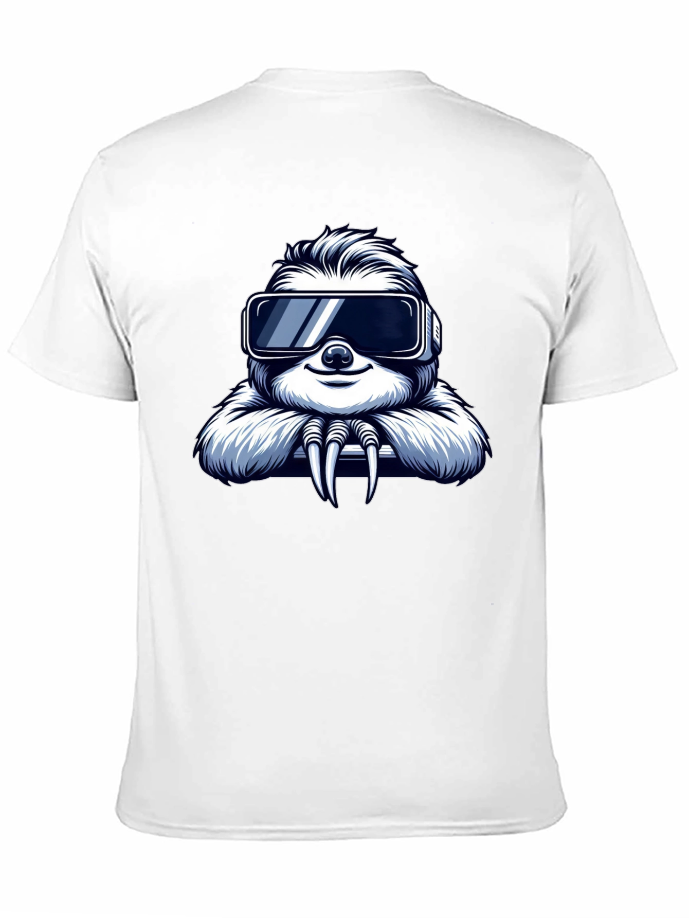 VR Sloth Graphic Tee - Cool Gamer Shirt