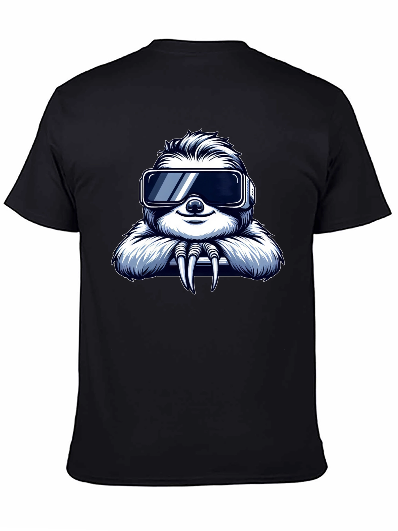 VR Sloth Graphic Tee - Cool Gamer Shirt