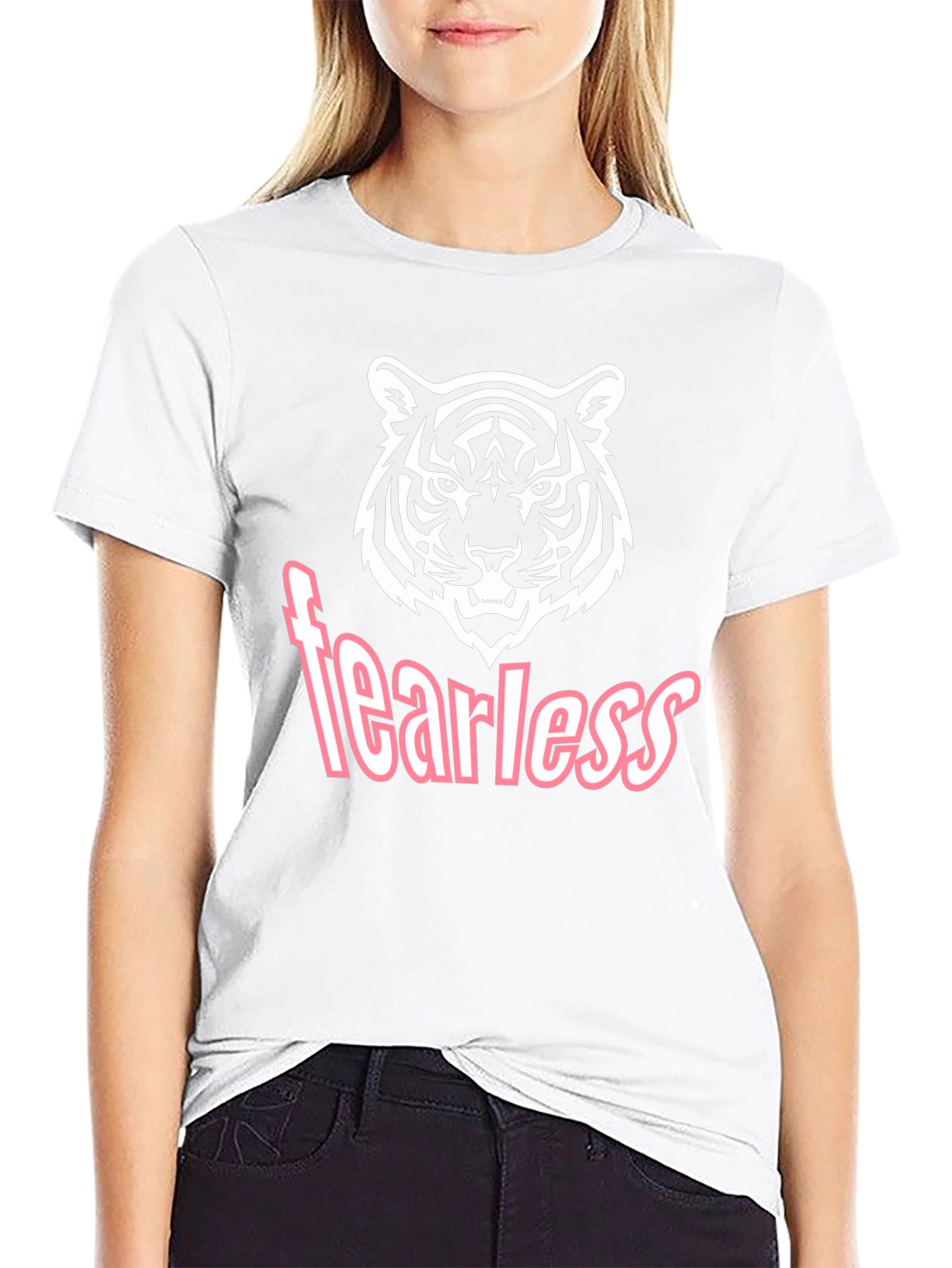 Fearless Tiger Graphic T-Shirt
