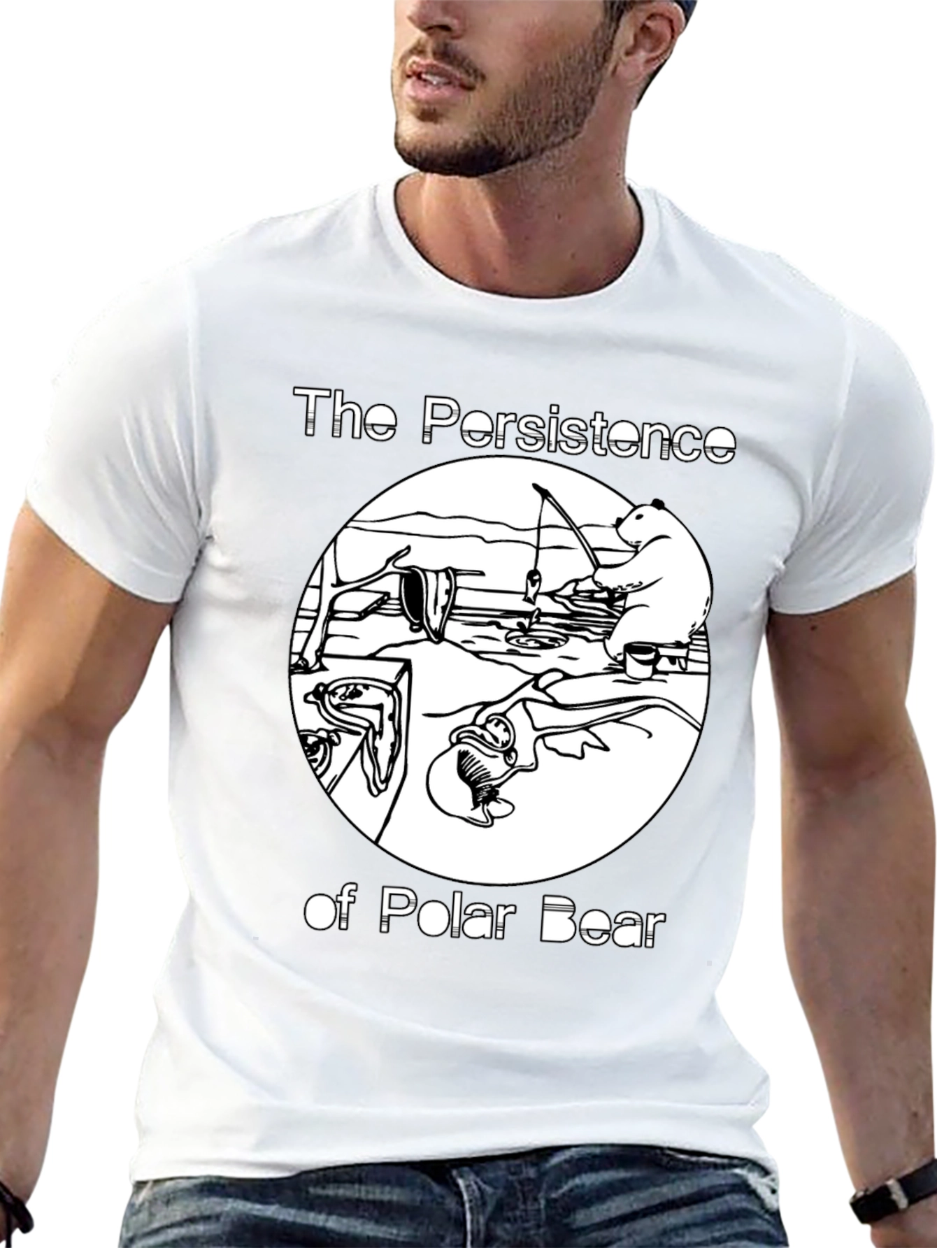 The Persistence of Polar Bear Graphic Tee