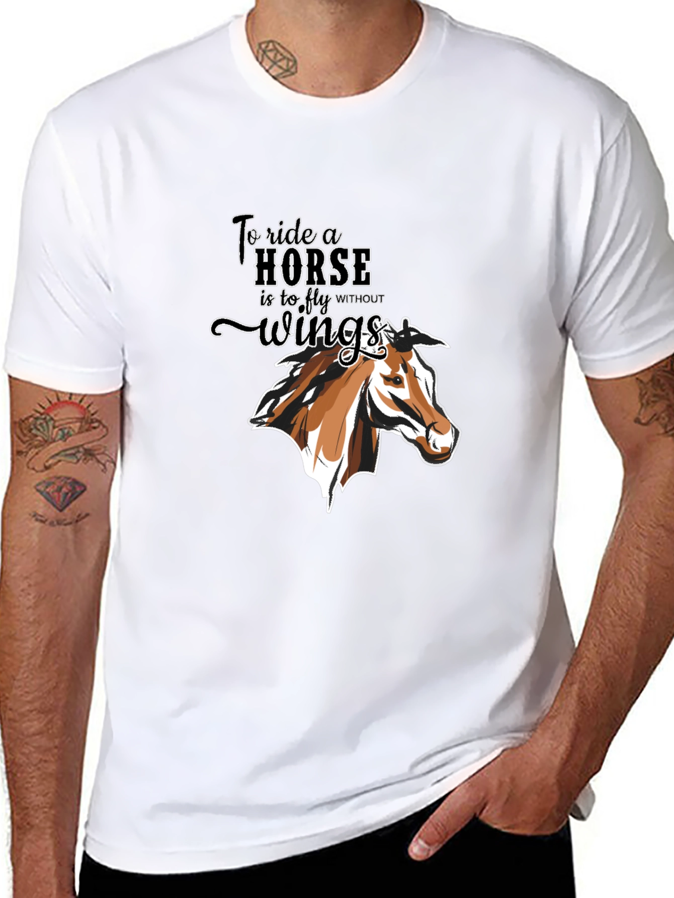 Equestrian T-Shirt: To Ride a Horse Without Wings
