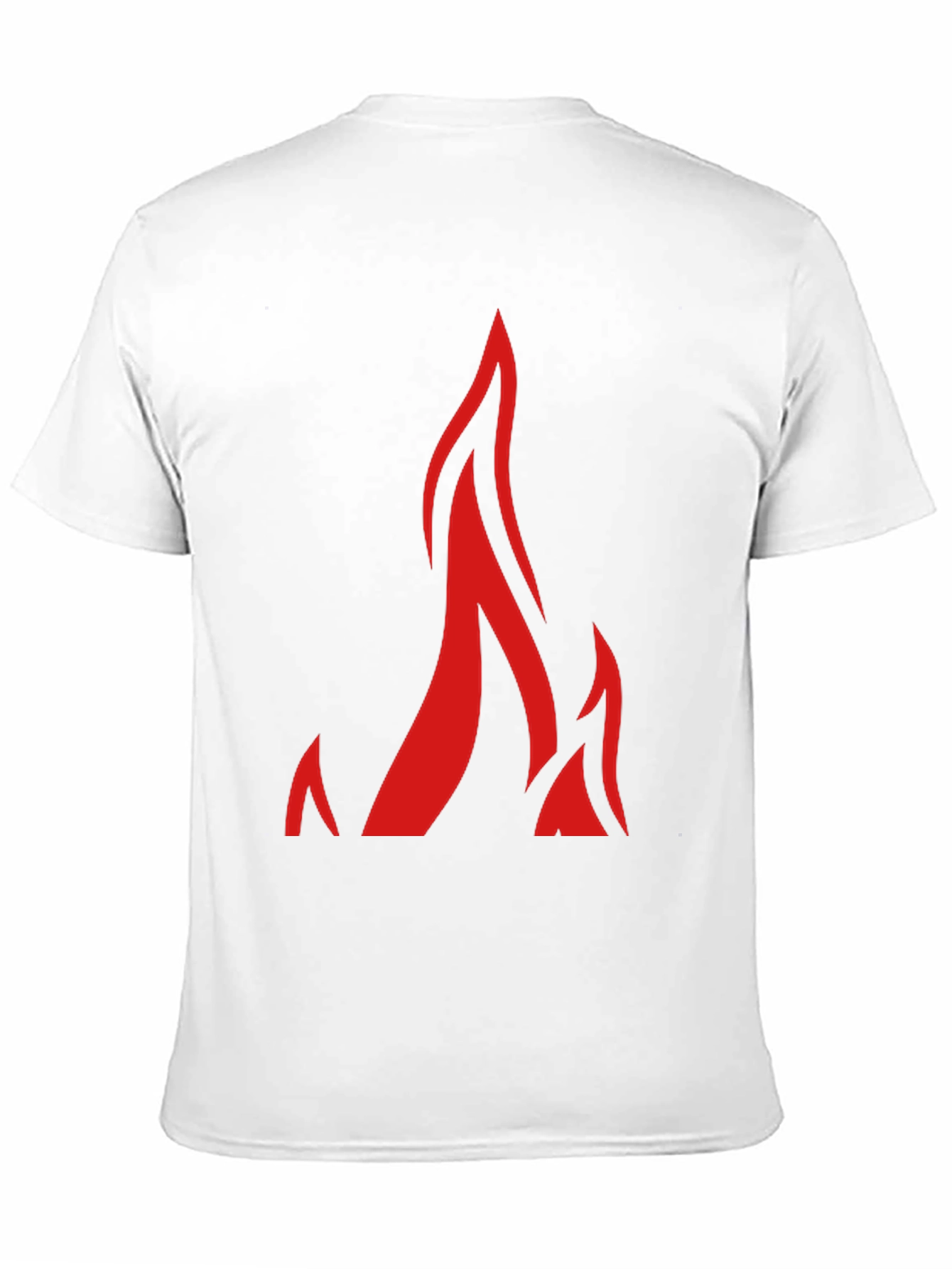 Flame Graphic Black Tee