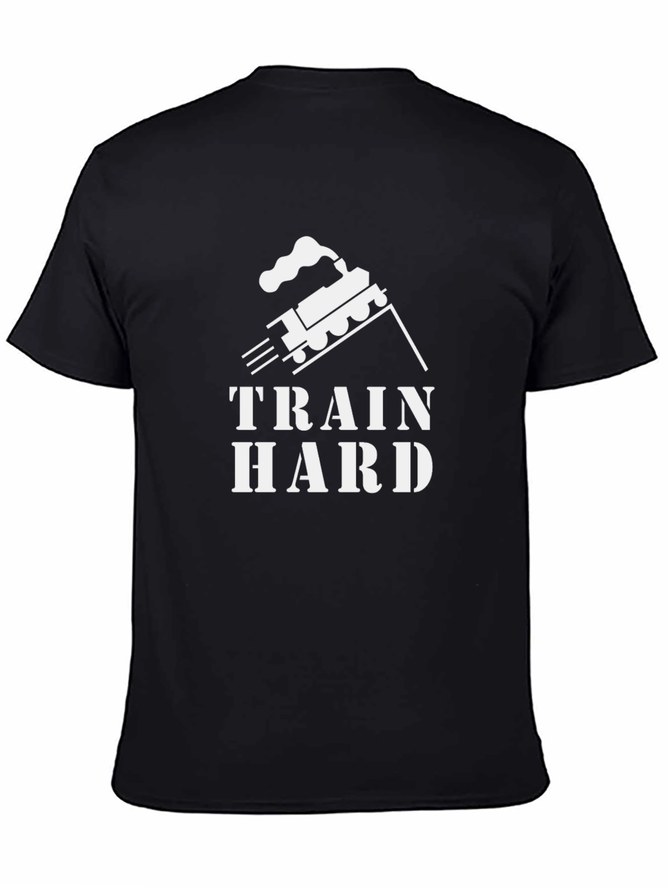 Train Hard Graphic Tee - Black