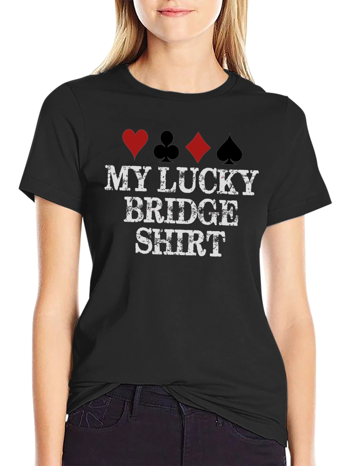Lucky Bridge Shirt - Card Game T-Shirt