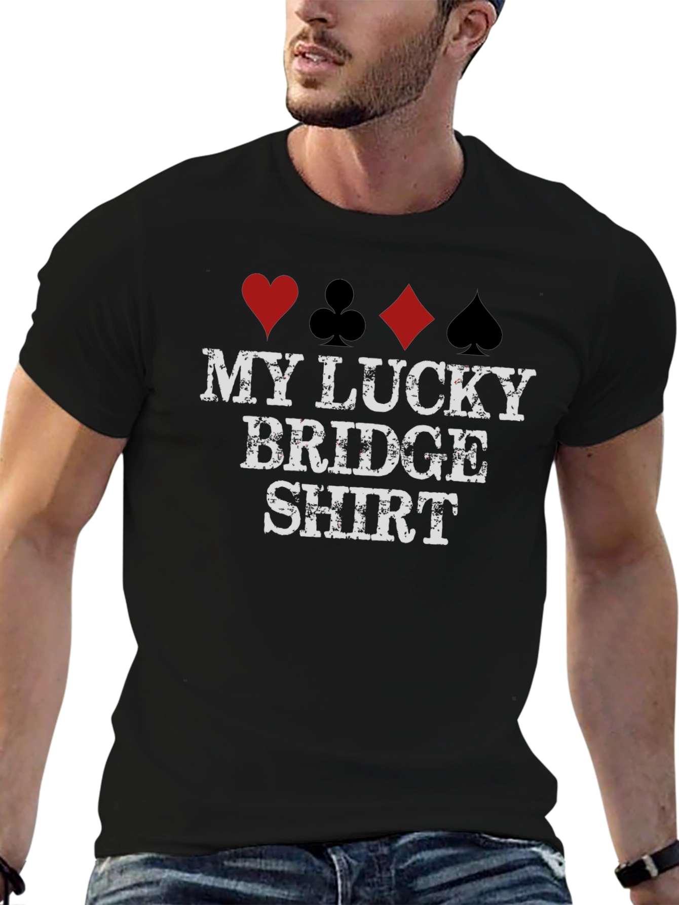 Lucky Bridge Shirt - Card Game T-Shirt