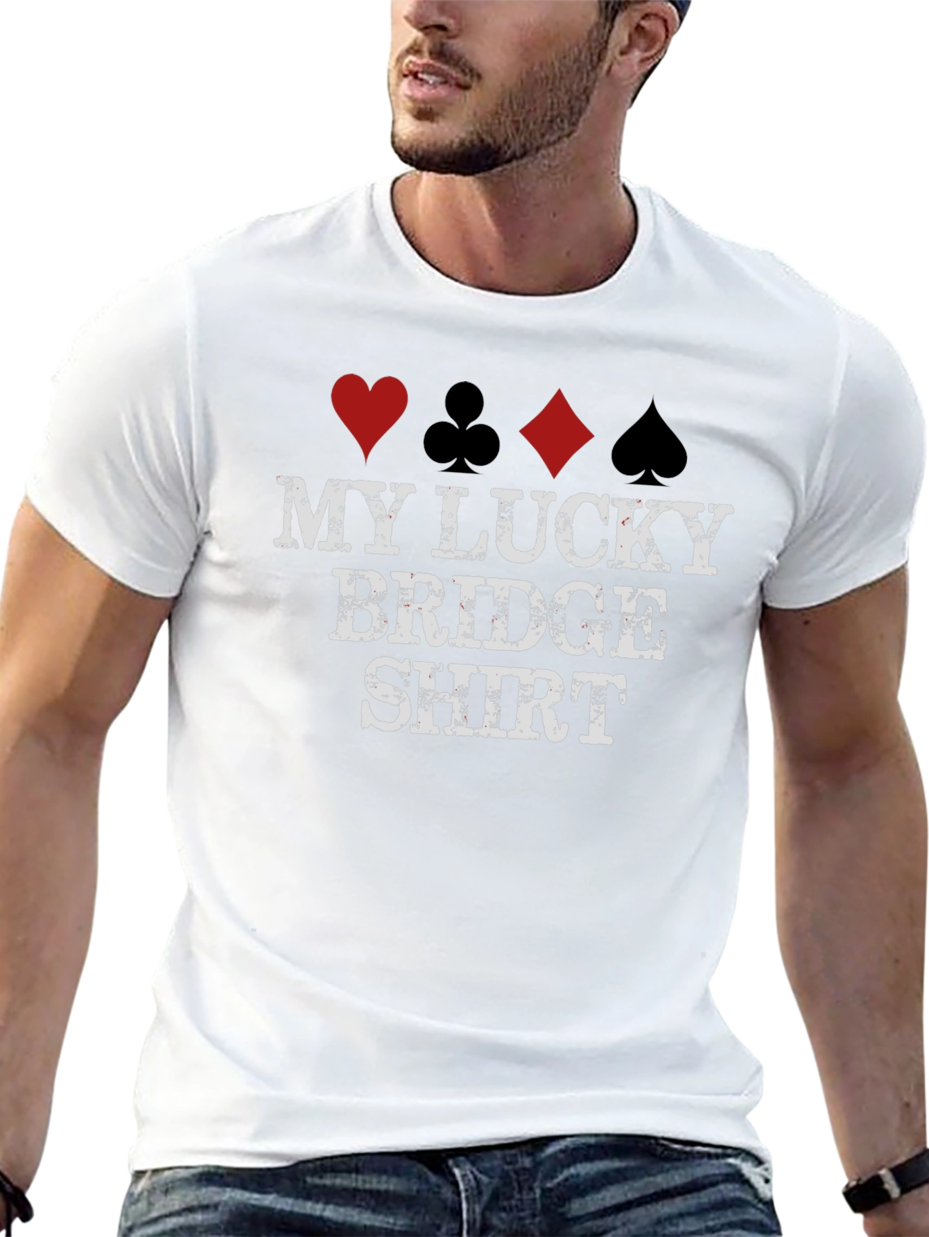 Lucky Bridge Shirt - Card Game T-Shirt