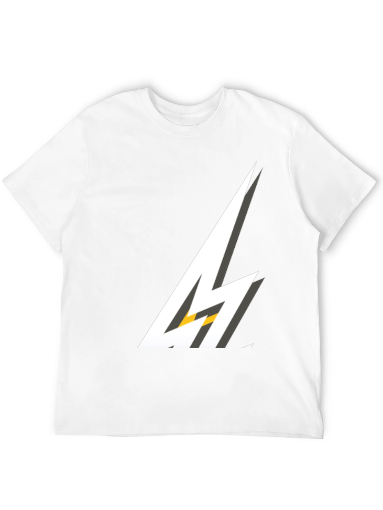 Lightning Bolt Graphic T-Shirt - Stylish Comfort