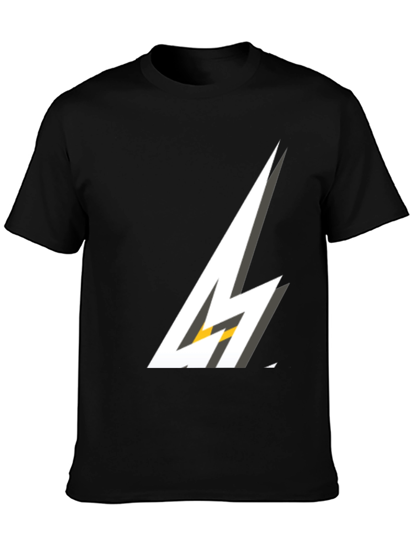 Lightning Bolt Graphic T-Shirt - Stylish Comfort