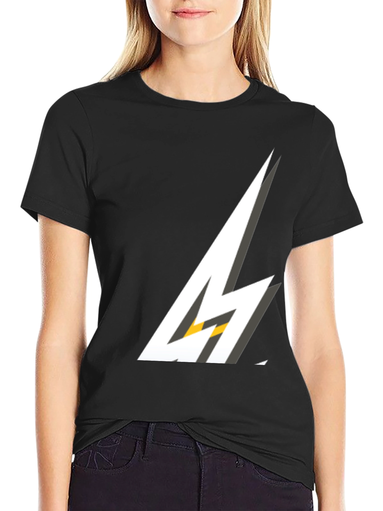 Lightning Bolt Graphic T-Shirt - Stylish Comfort