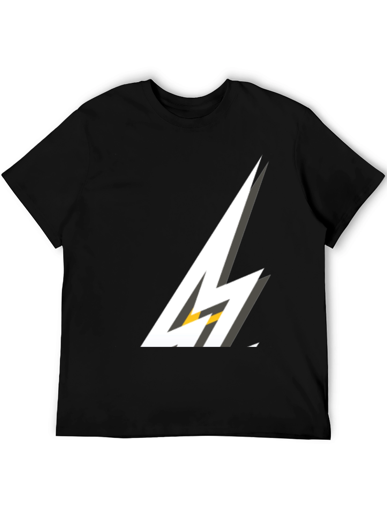 Lightning Bolt Graphic T-Shirt - Stylish Comfort