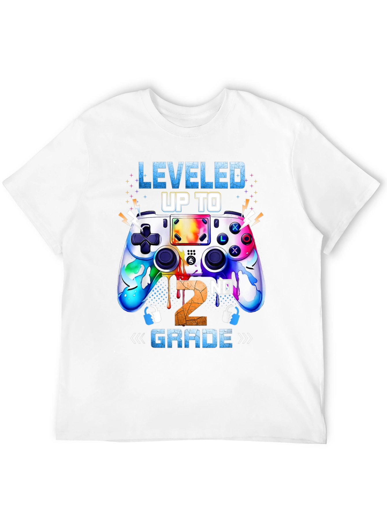 Leveled Up to 2nd Grade Gaming T-Shirt