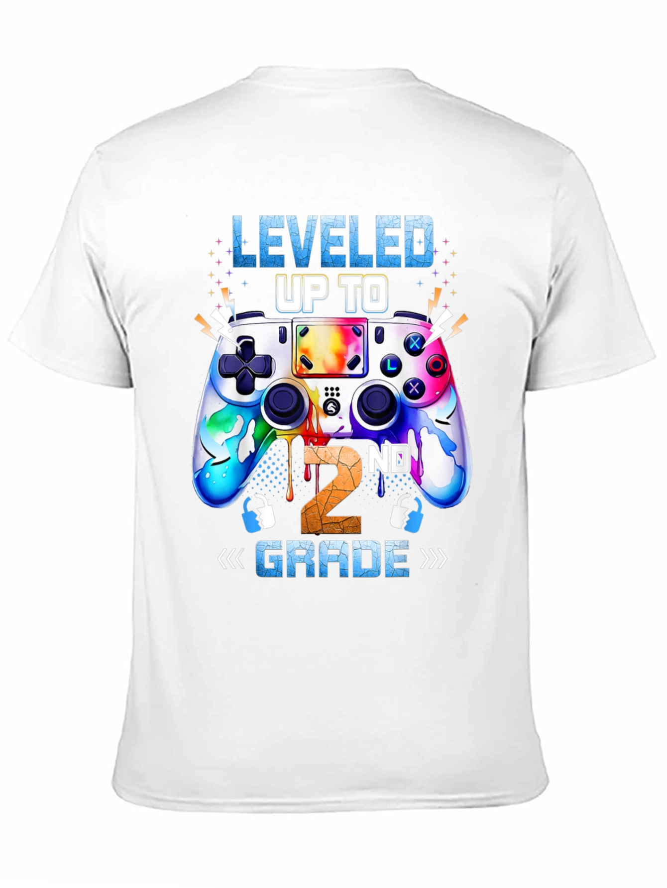 Leveled Up to 2nd Grade Gaming T-Shirt