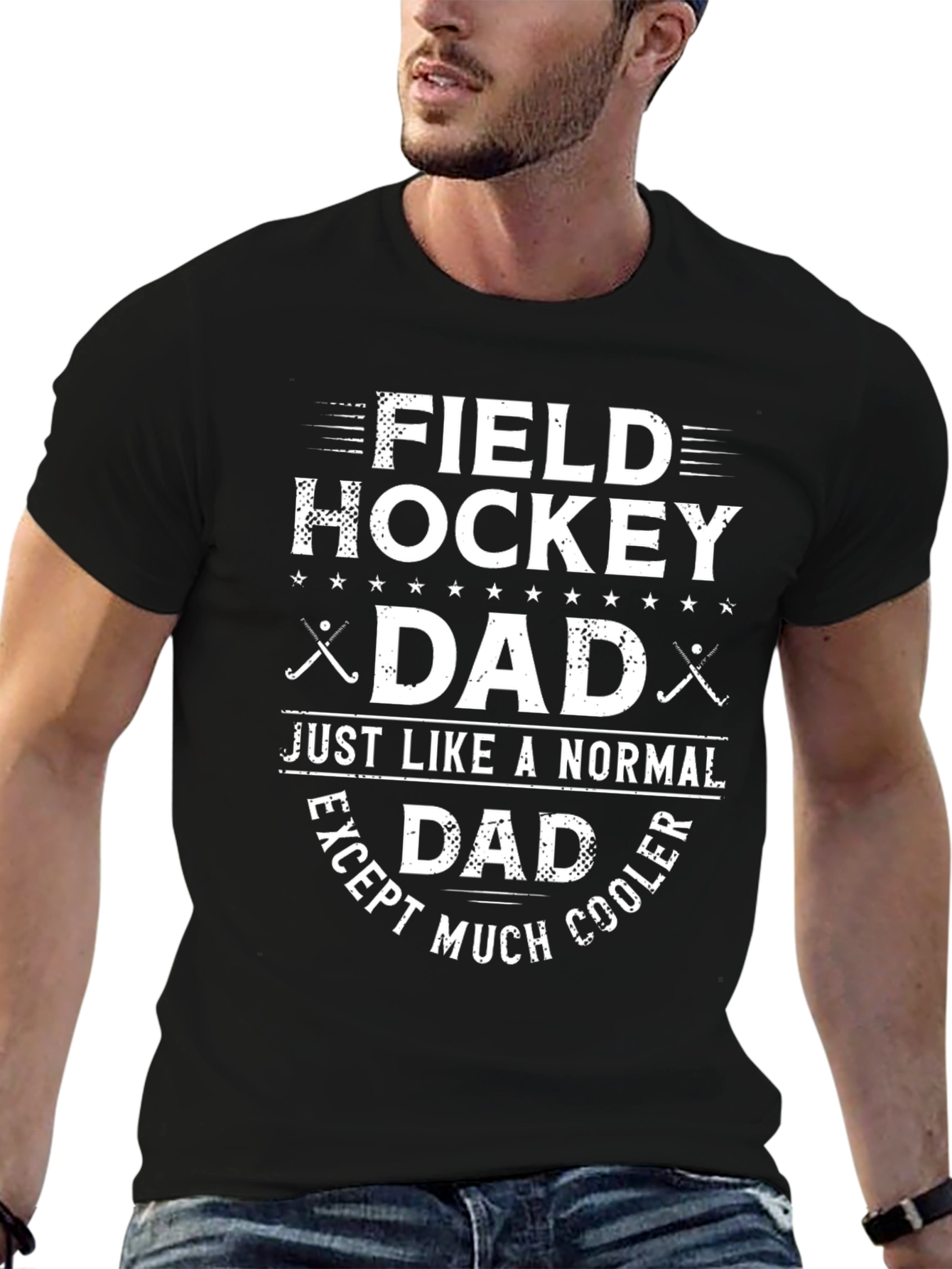Field Hockey Dad T-Shirt - Cool Dad Tee