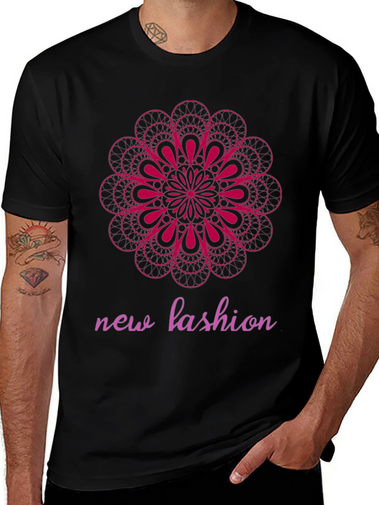 Geometric Mandala Graphic Tee - Modern Fashion Statement