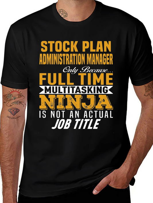 Stock Plan Manager Novelty T-Shirt