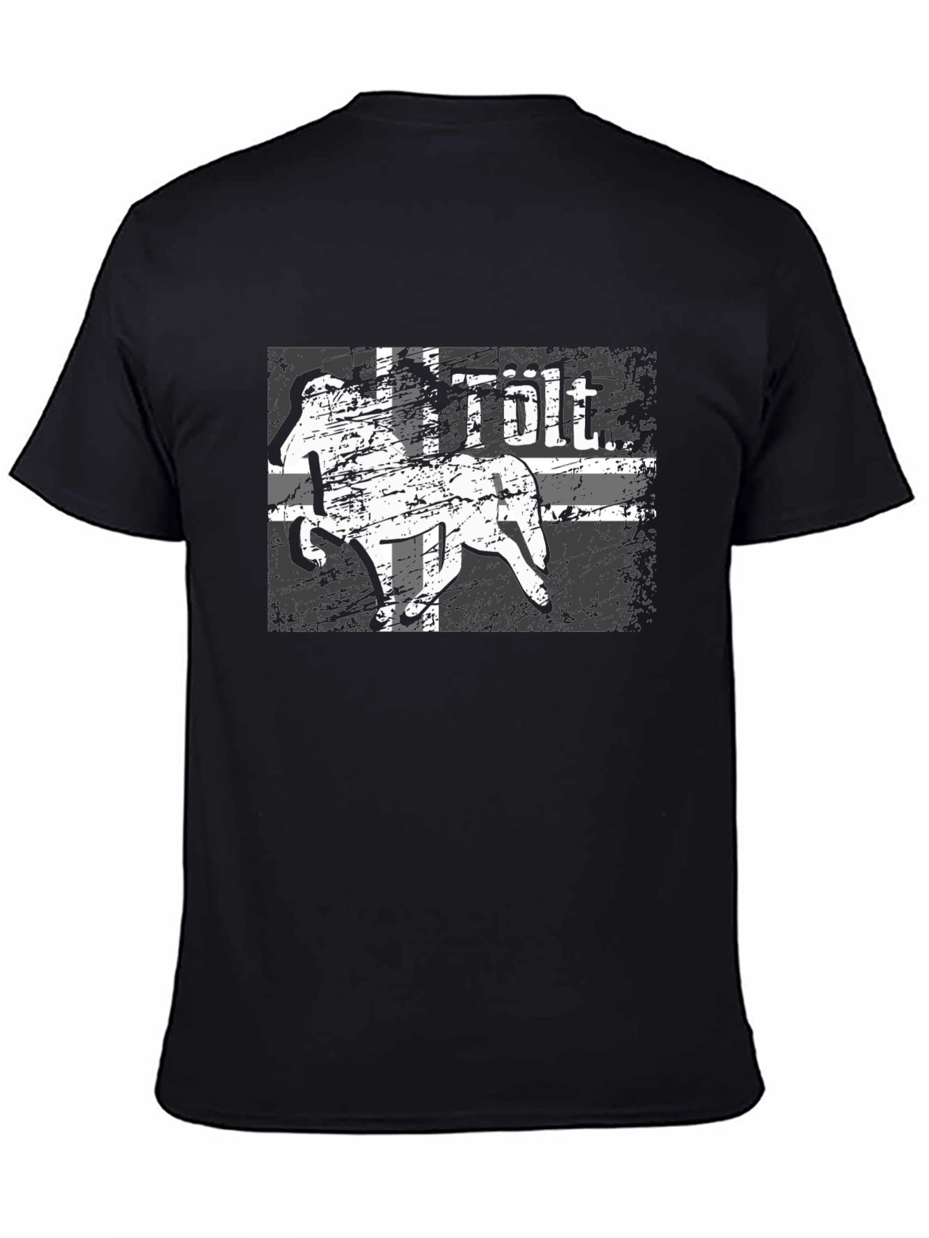 Tölt Icelandic Horse T-Shirt - Distressed Design