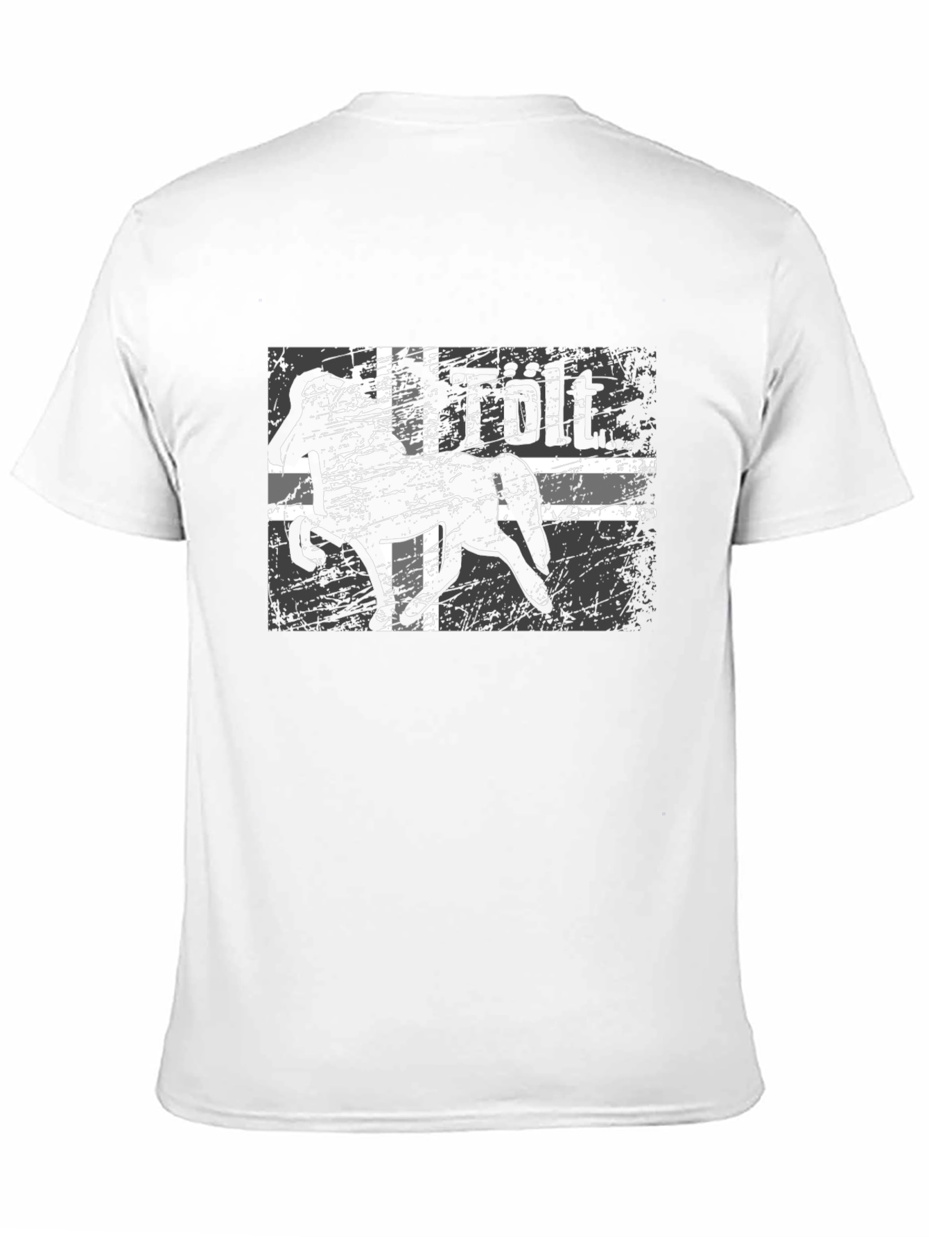 Tölt Icelandic Horse T-Shirt - Distressed Design
