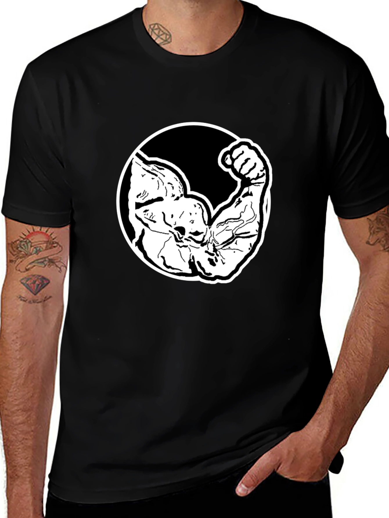 Muscle Power T-Shirt - Black