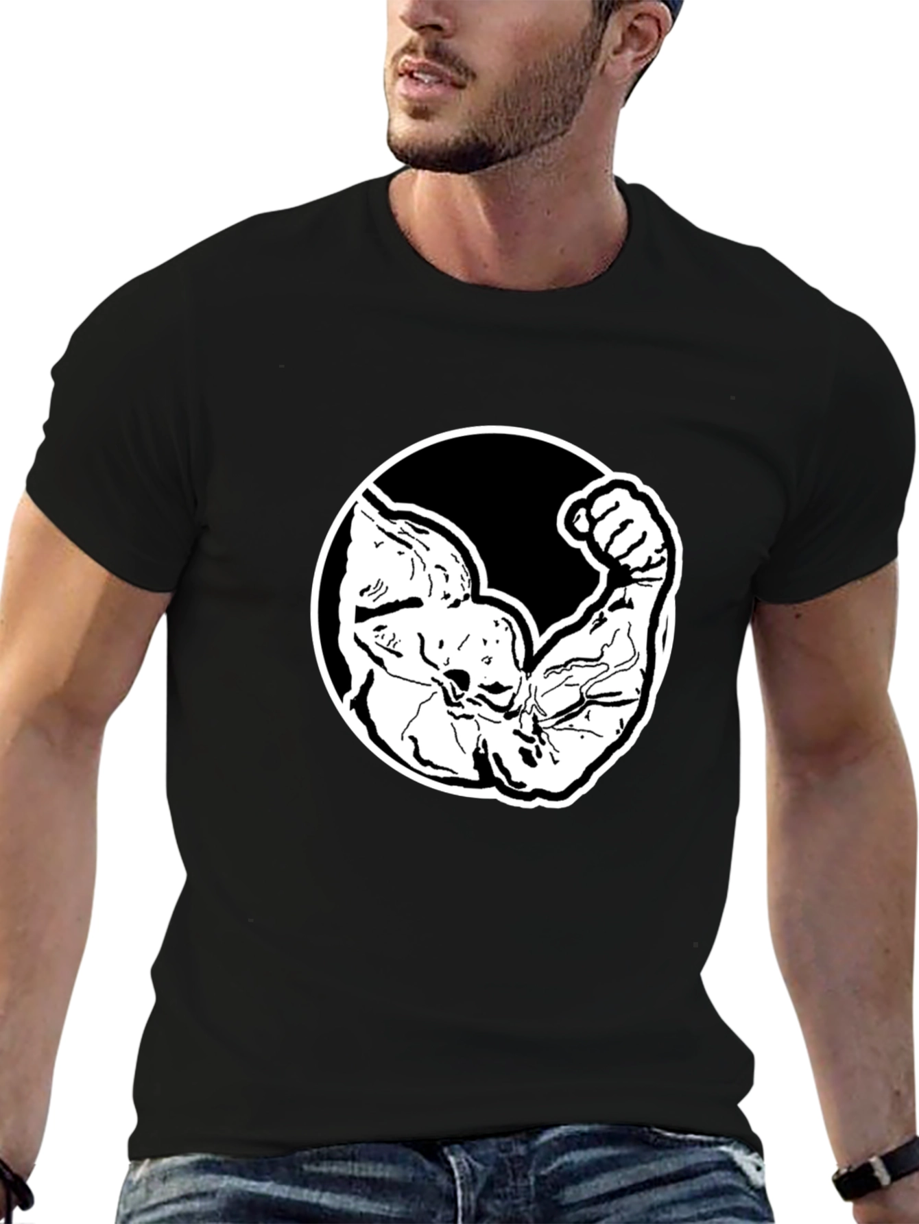 Muscle Power T-Shirt - Black