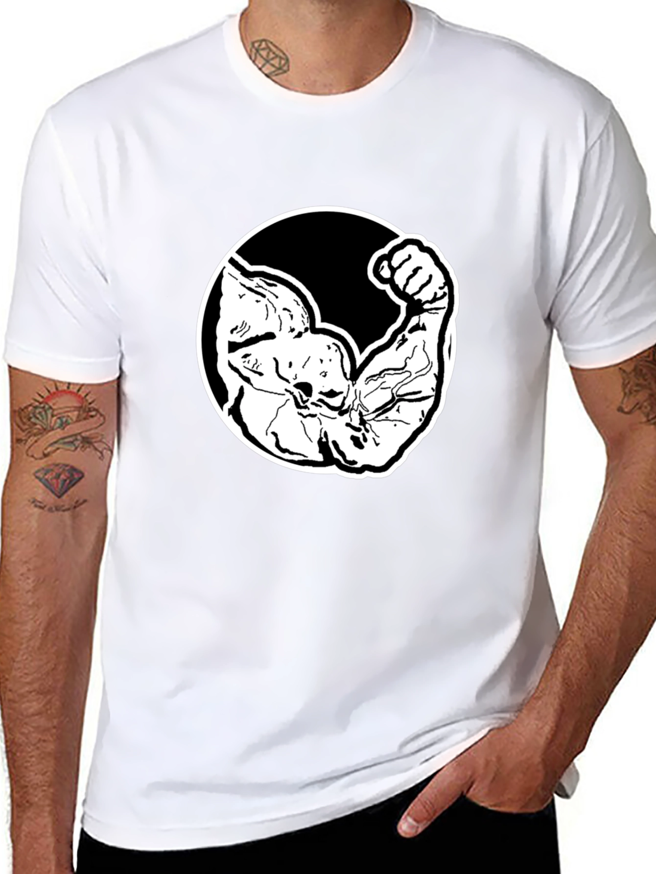 Muscle Power T-Shirt - Black
