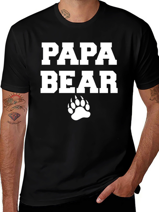 Papa Bear T-Shirt - Perfect Gift for Dad