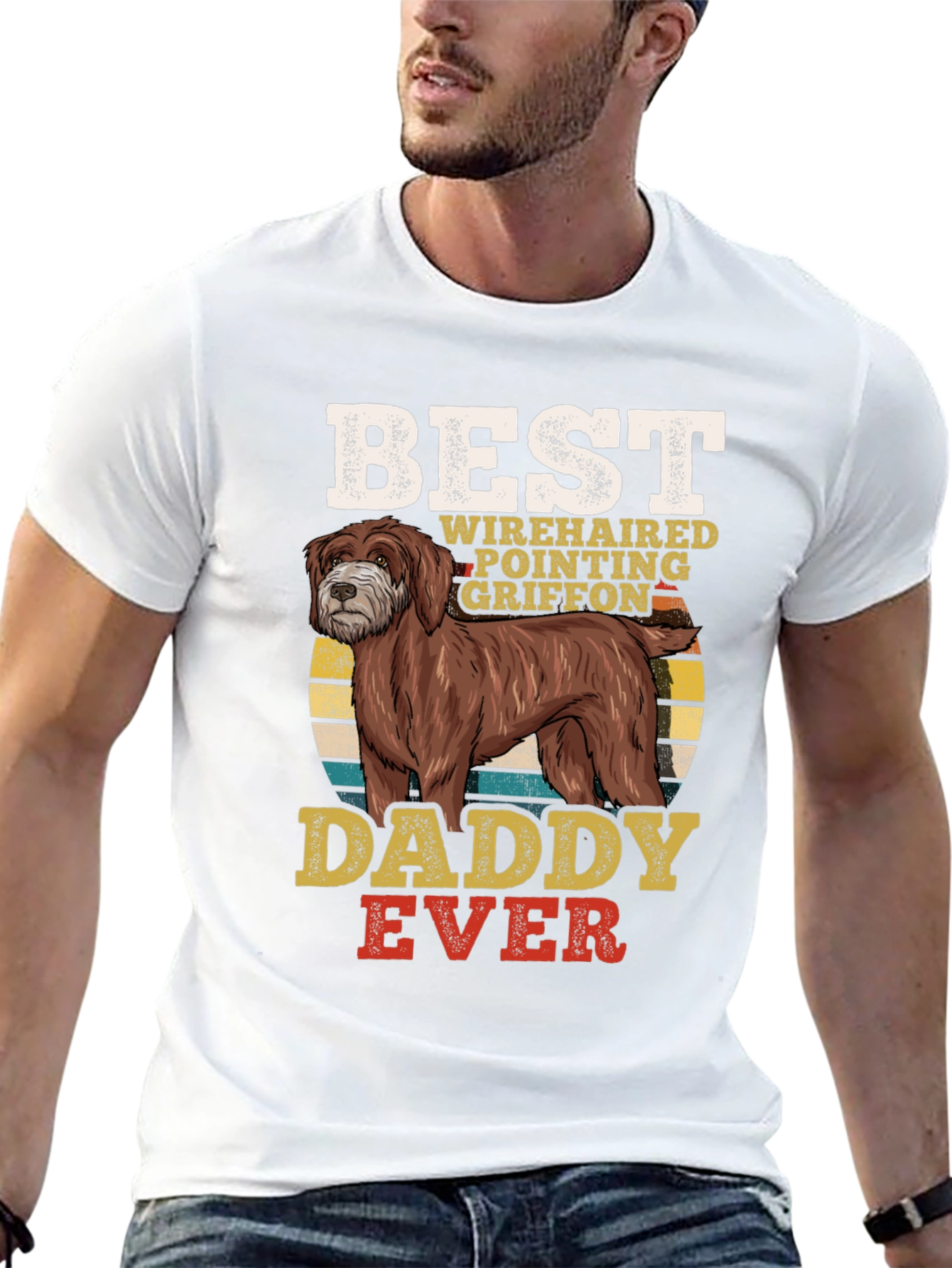 Best Wirehaired Pointing Griffon Daddy Ever T-Shirt