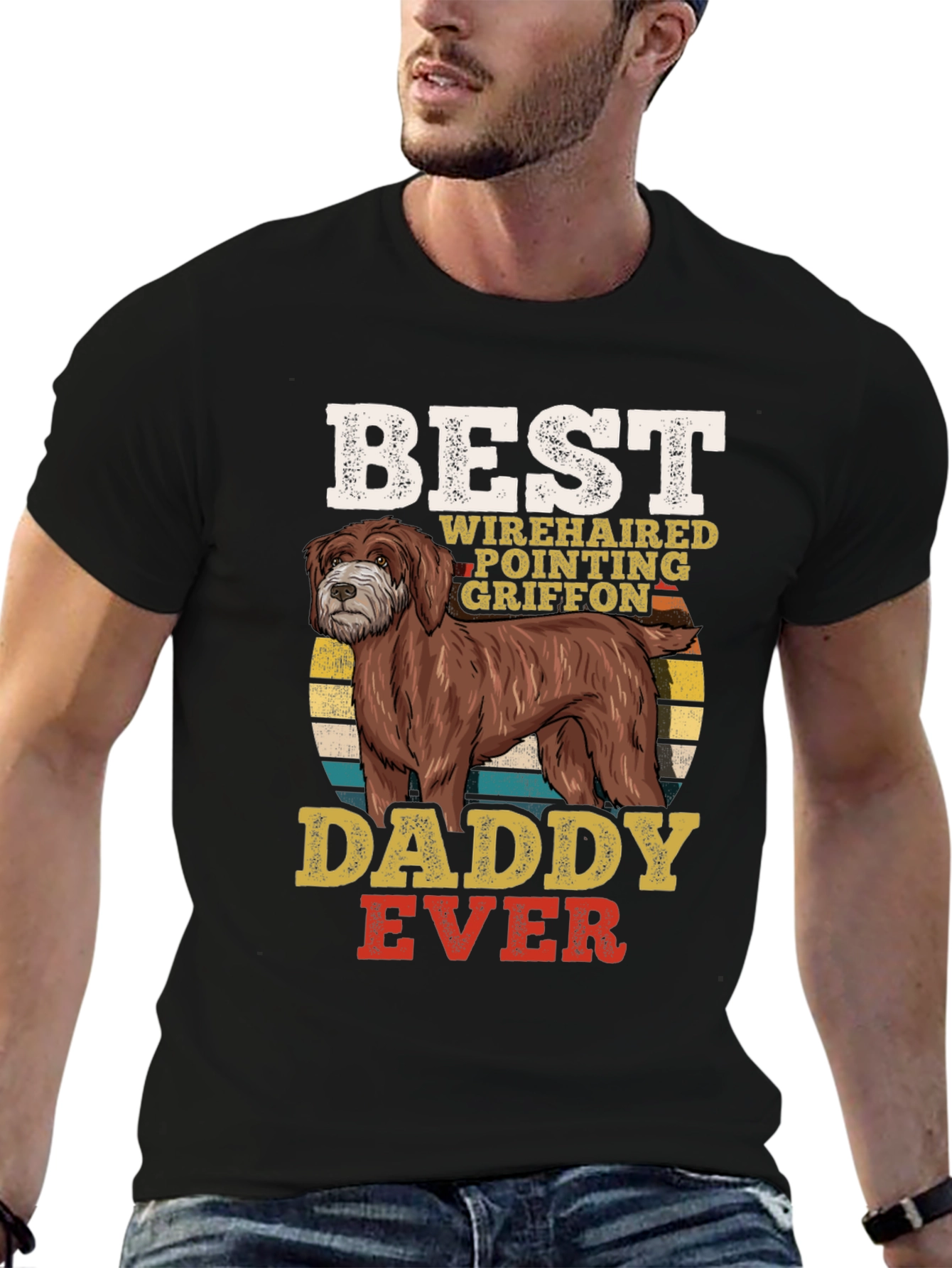 Best Wirehaired Pointing Griffon Daddy Ever T-Shirt