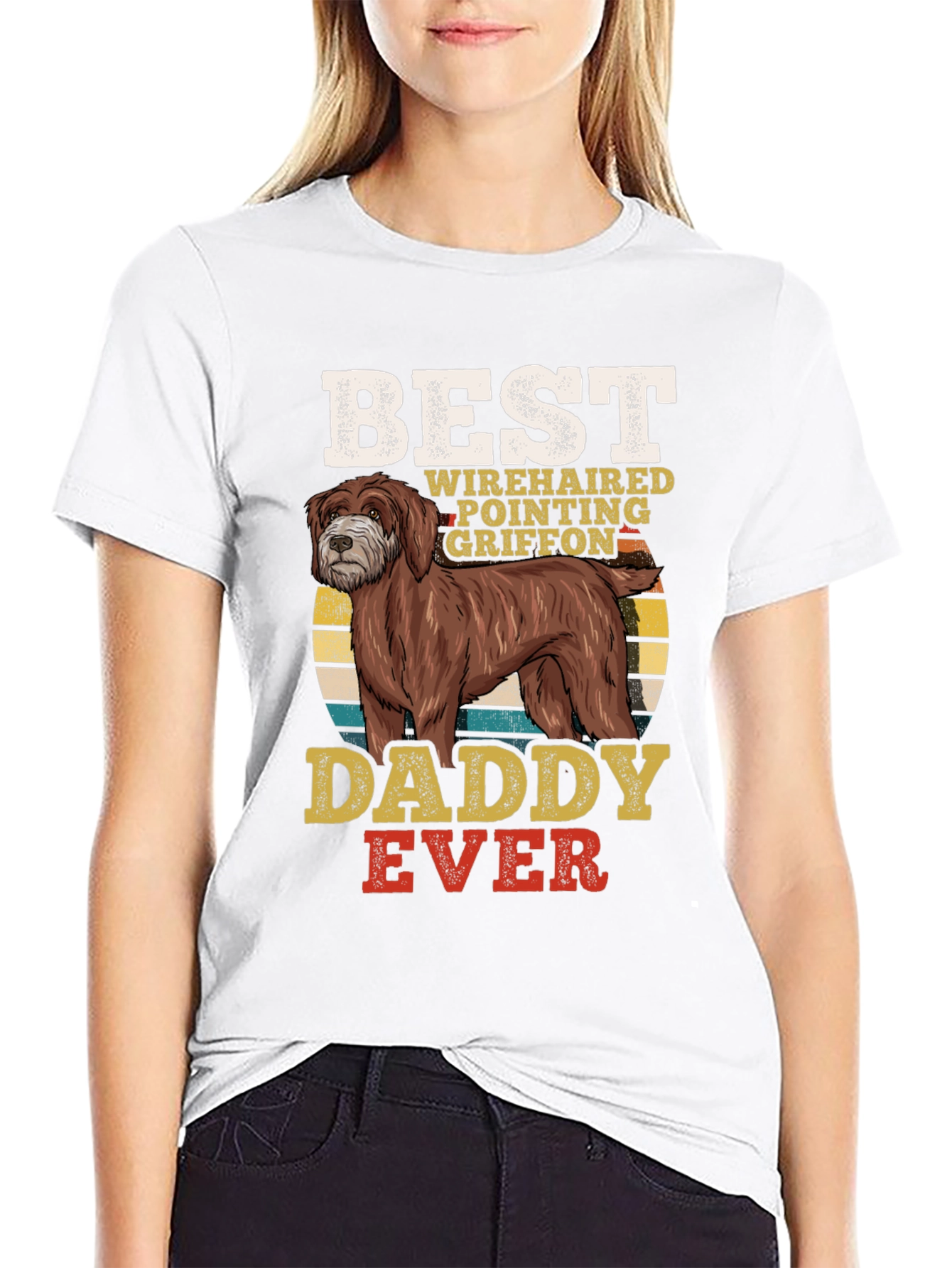 Best Wirehaired Pointing Griffon Daddy Ever T-Shirt