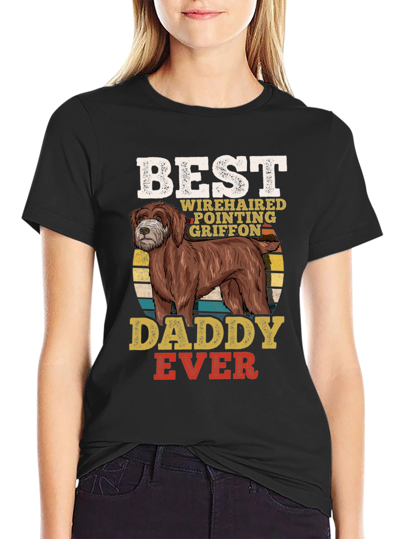 Best Wirehaired Pointing Griffon Daddy Ever T-Shirt
