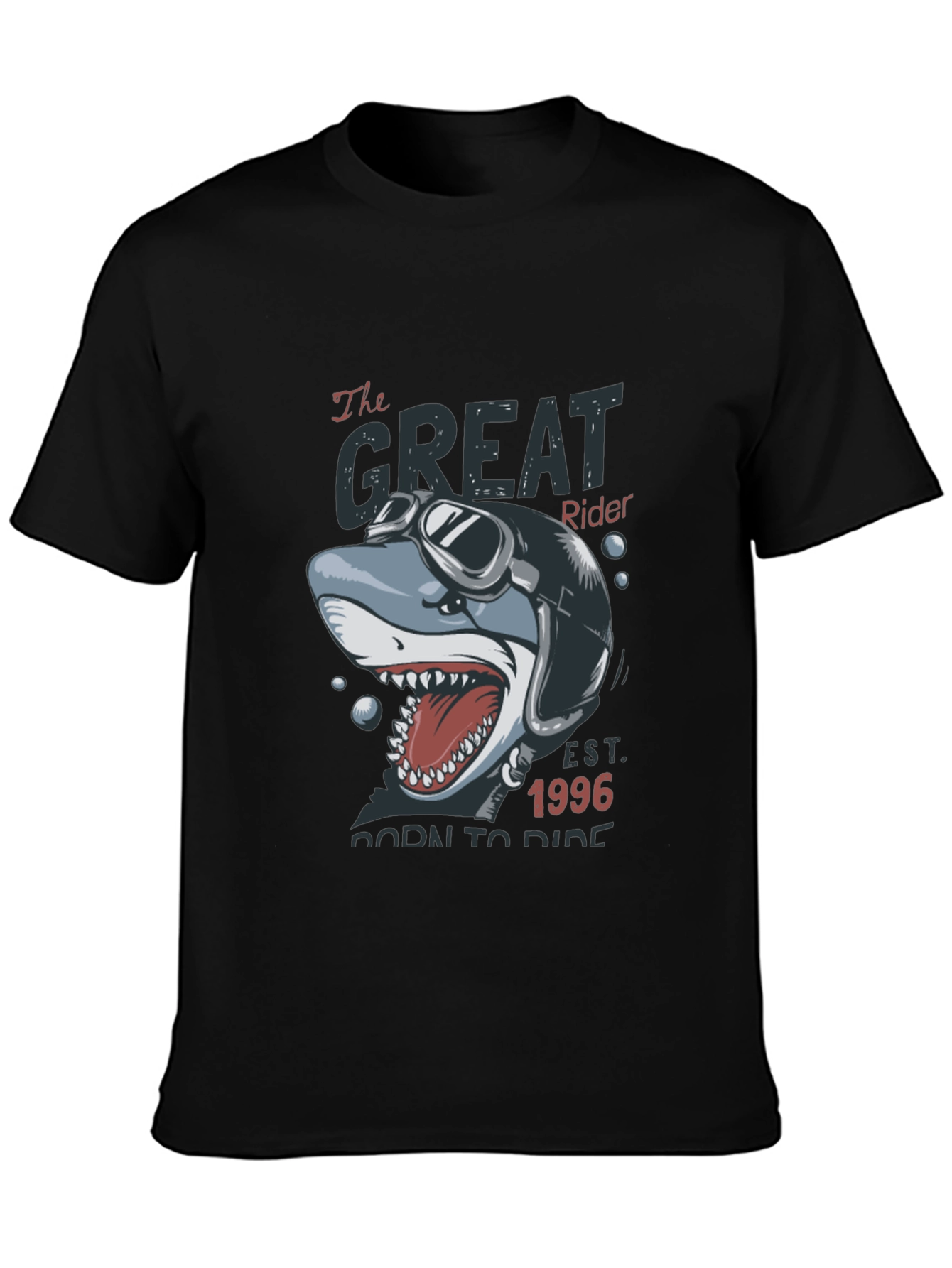 The Great Rider Shark Graphic T-Shirt