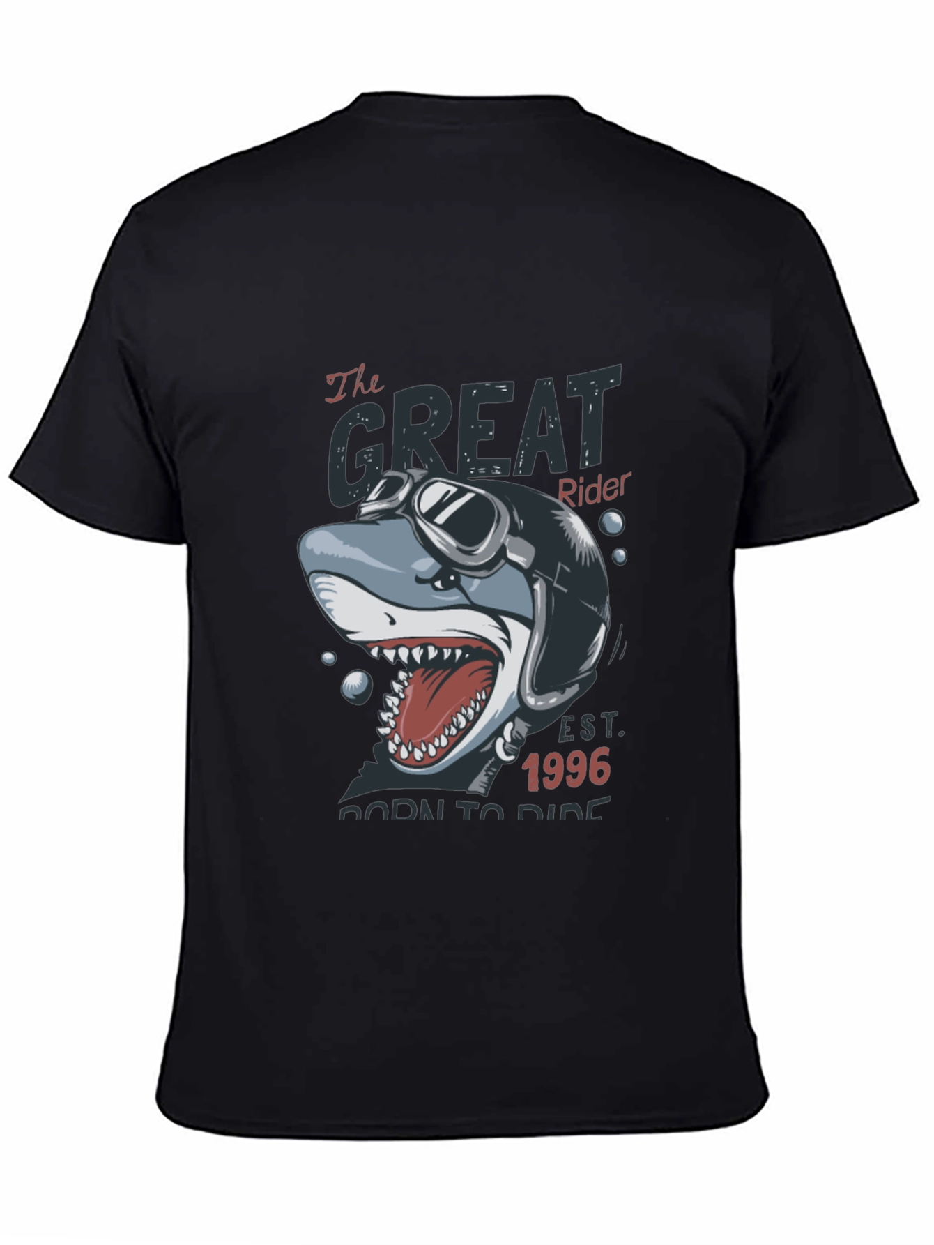 The Great Rider Shark Graphic T-Shirt