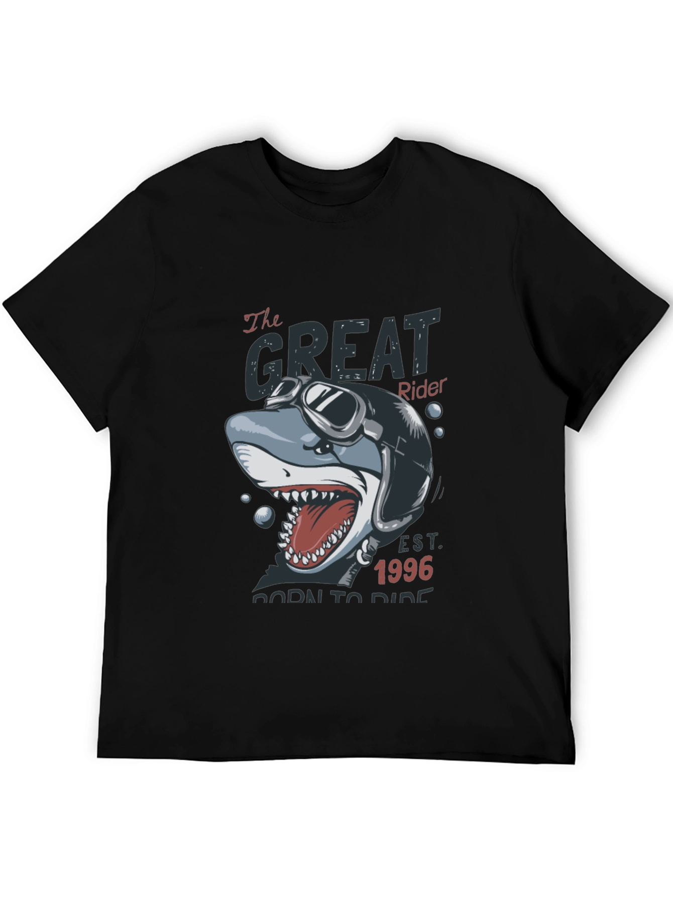 The Great Rider Shark Graphic T-Shirt