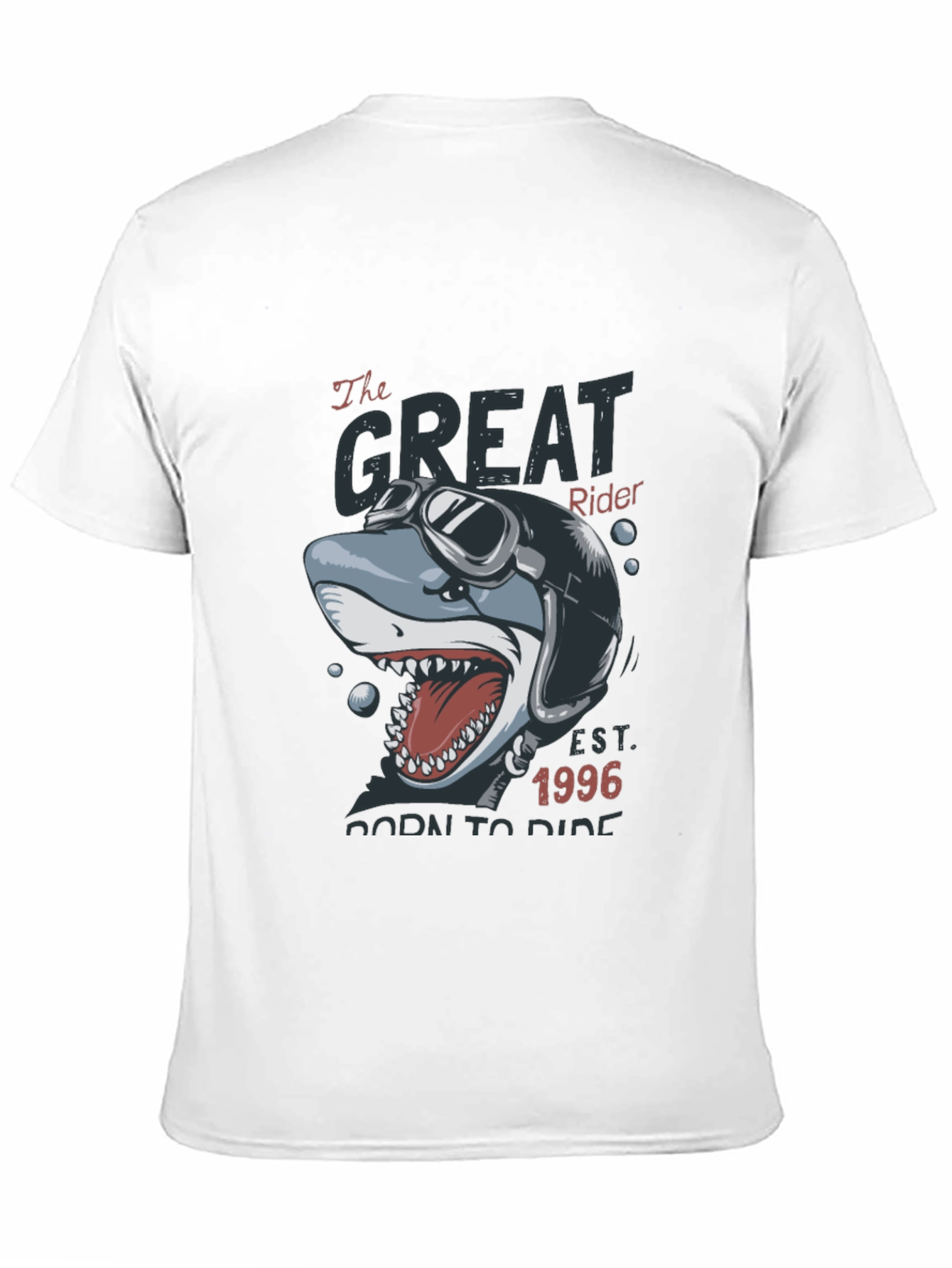 The Great Rider Shark Graphic T-Shirt