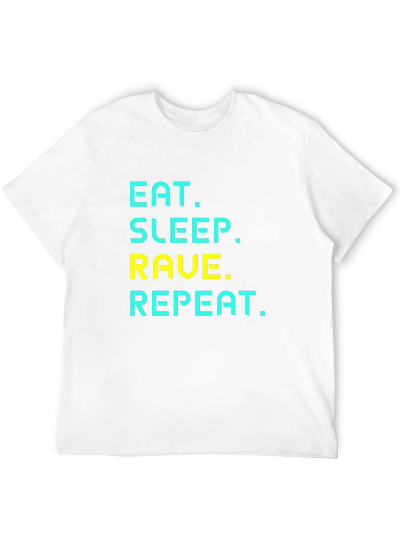 Eat Sleep Rave Repeat Graphic Tee