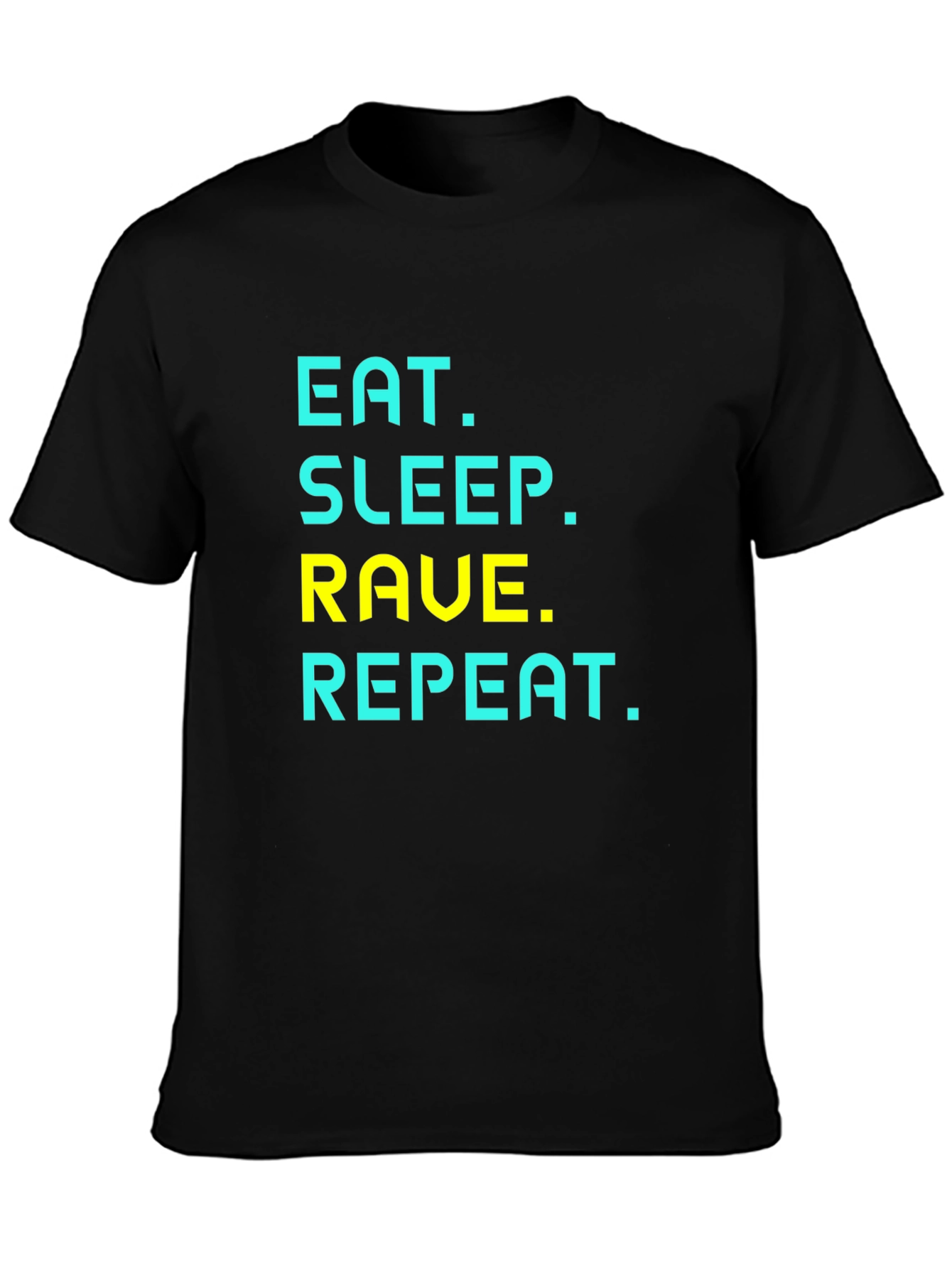 Eat Sleep Rave Repeat Graphic Tee