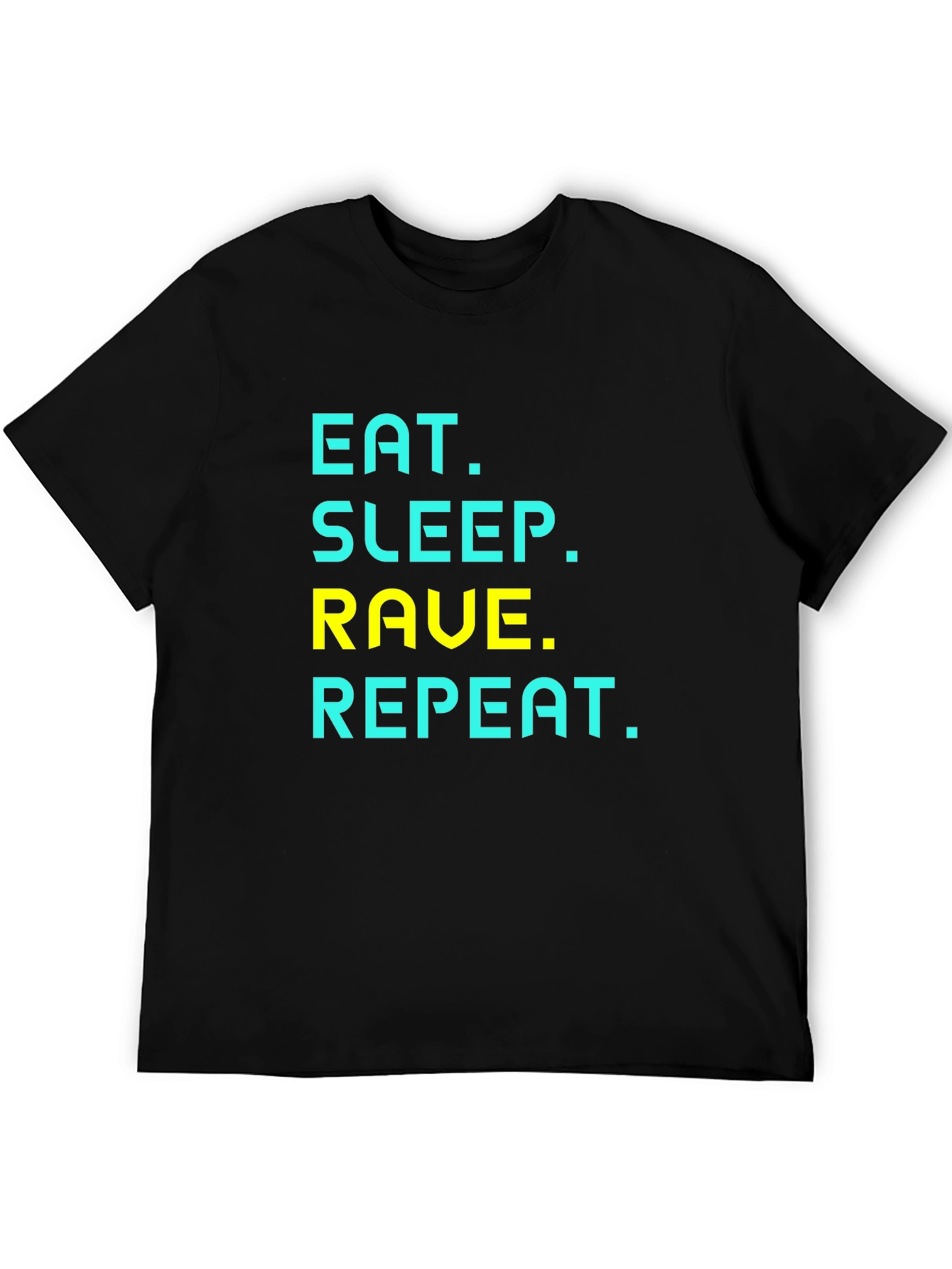 Eat Sleep Rave Repeat Graphic Tee