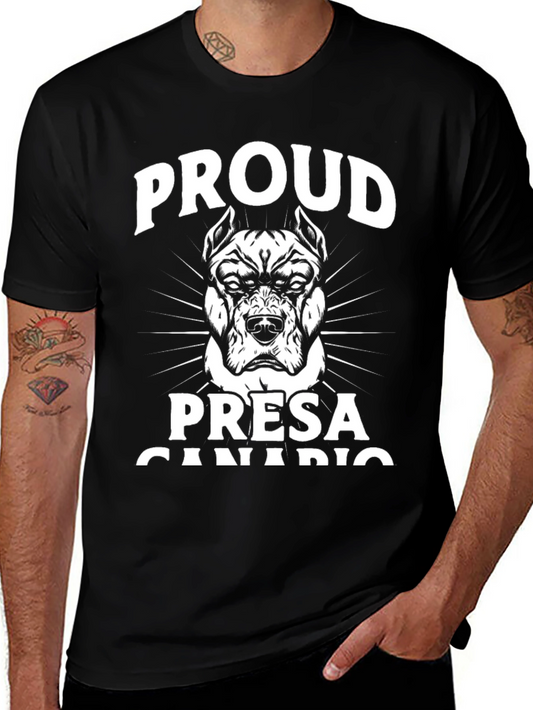 Proud Presa Canario Dog Graphic T-Shirt