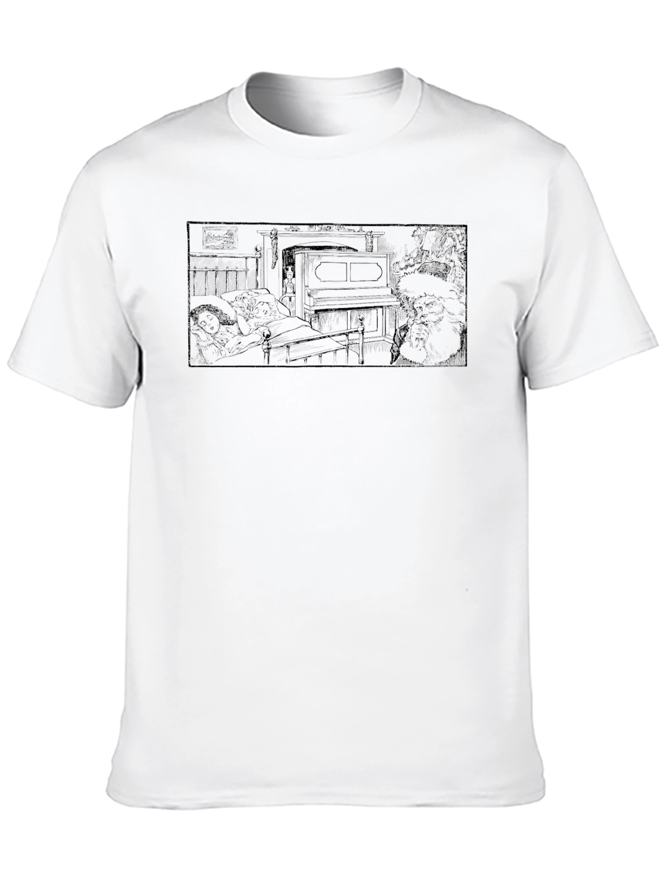 Artistic Black Tee - Cozy Scene