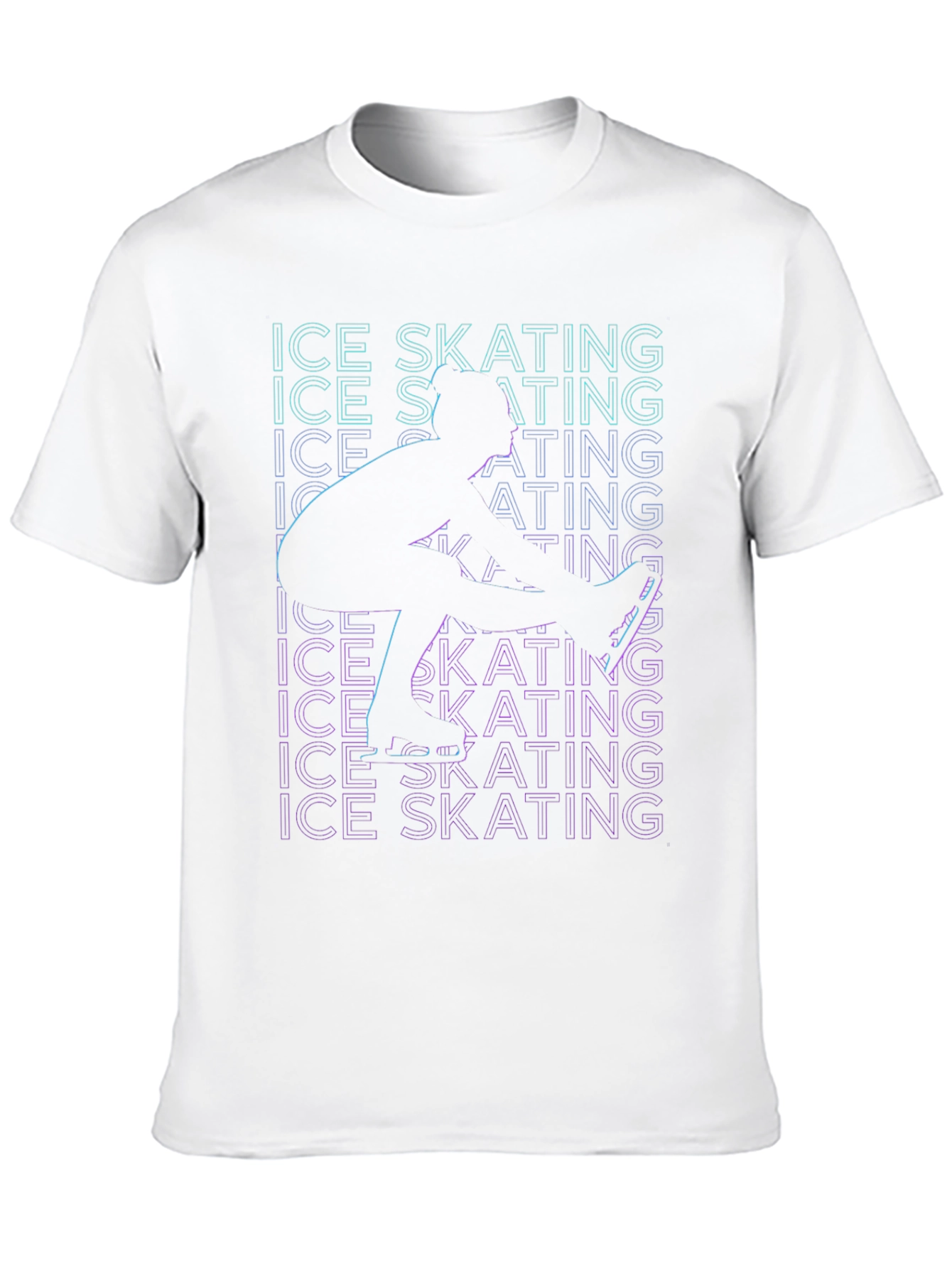 Ice Skating Graphic Tee - Cool Skater Shirt