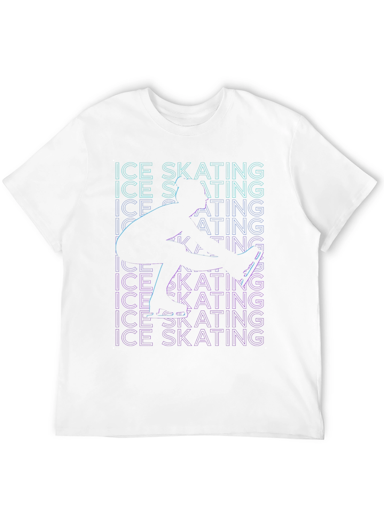 Ice Skating Graphic Tee - Cool Skater Shirt